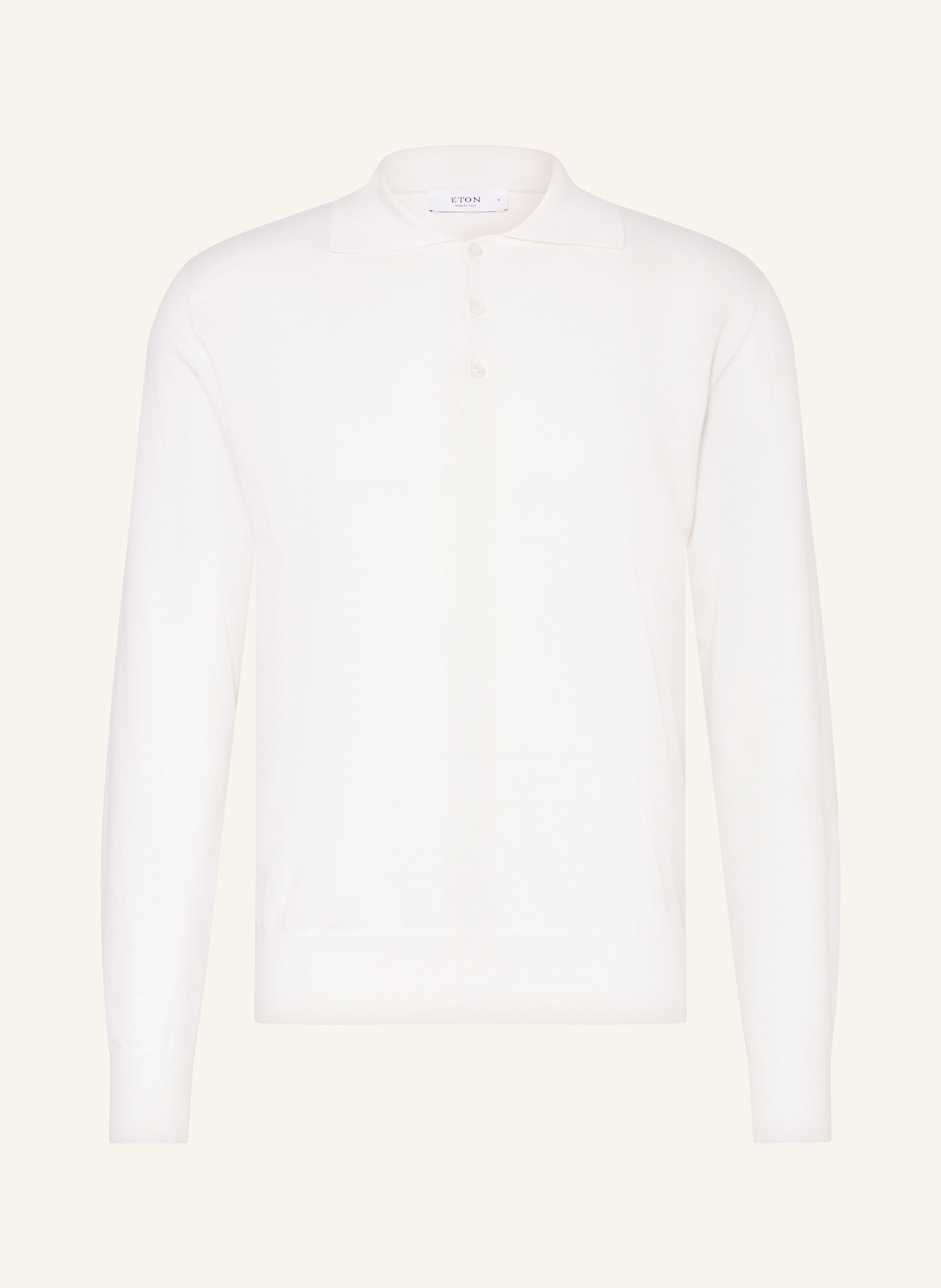 ETON Strick-Poloshirt: ECRU
