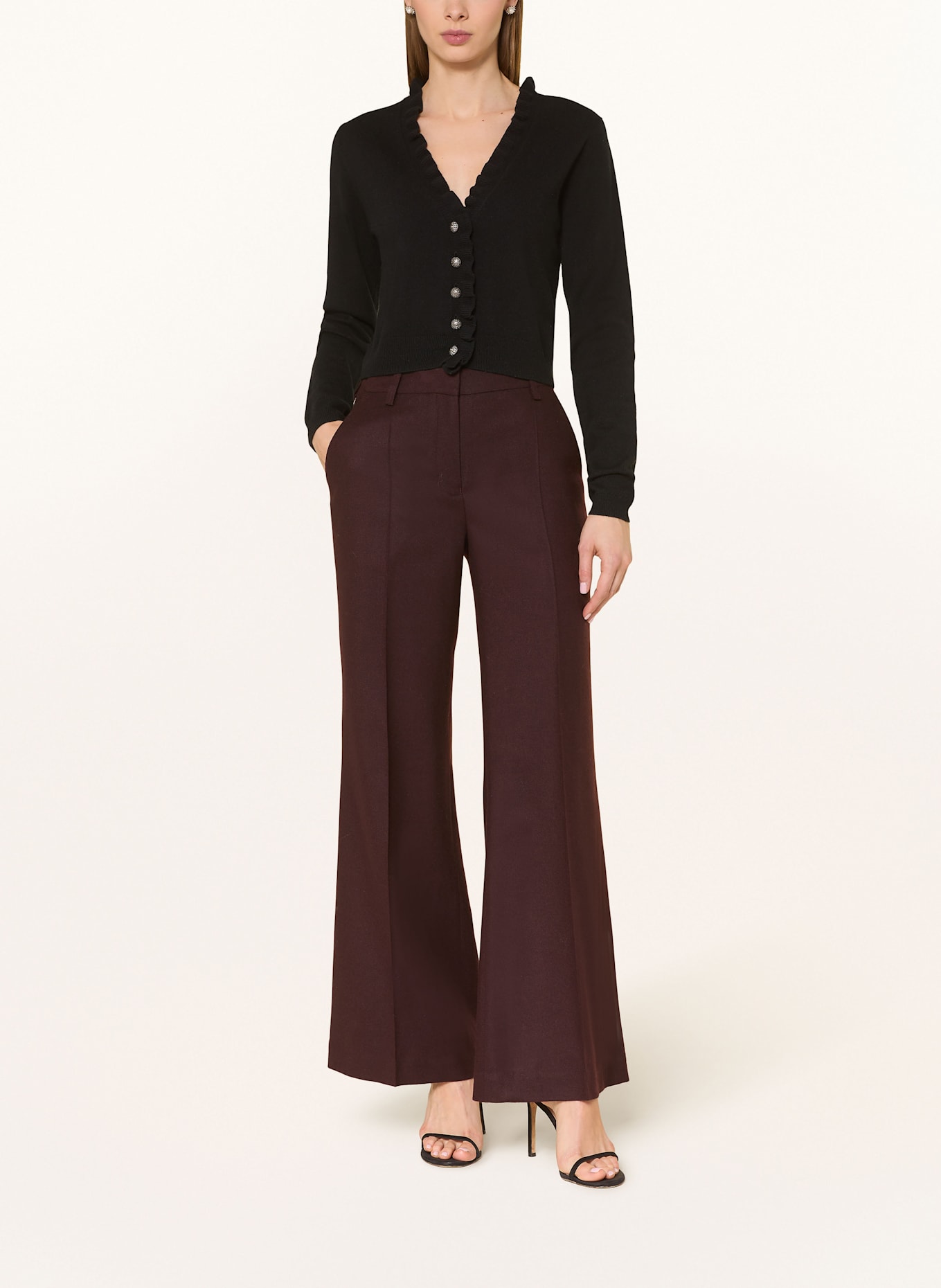 Johann & Johanna Traditional Jersey trousers GERTRUDE: DARK RED