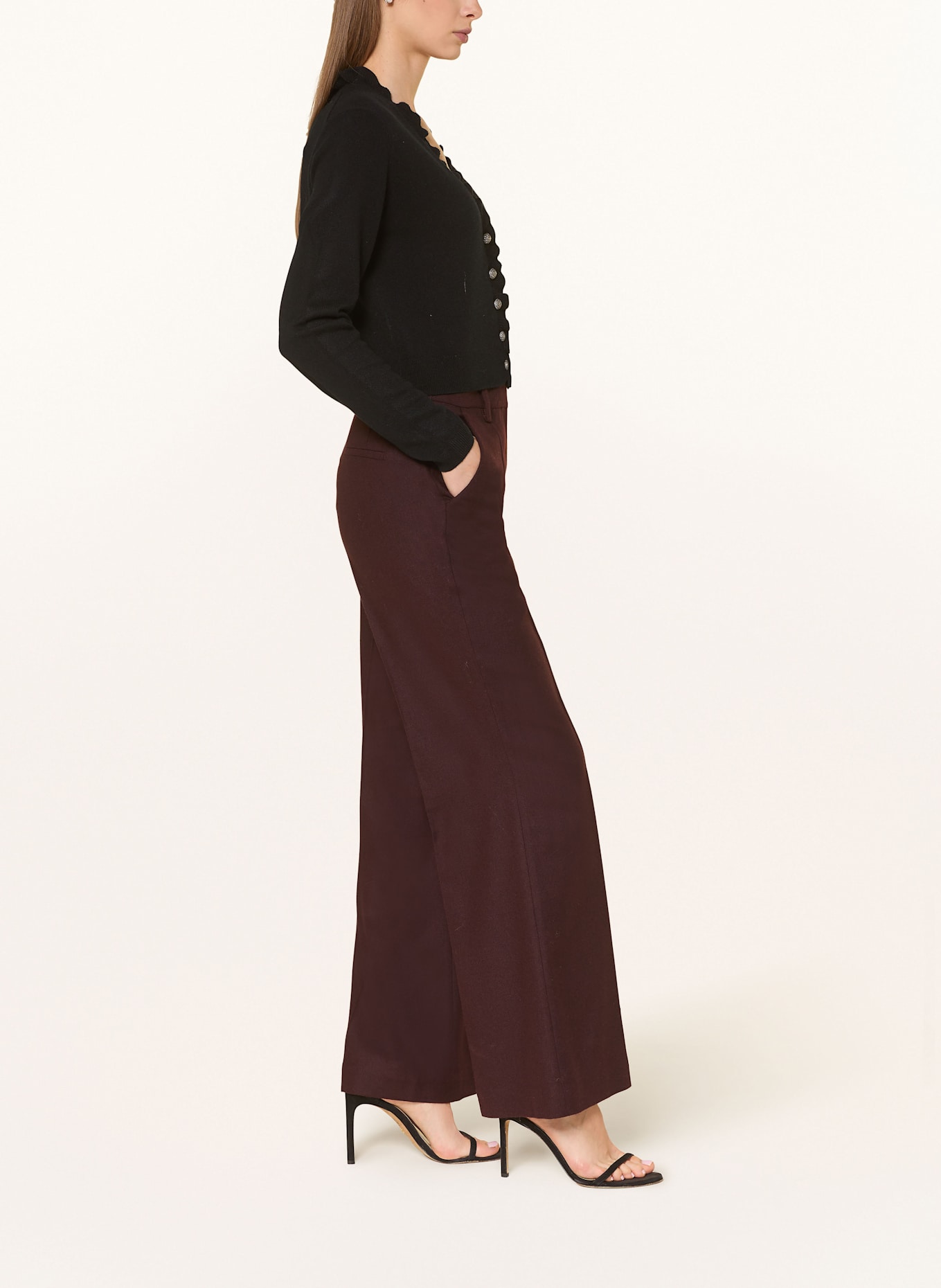 Johann & Johanna Traditional Jersey trousers GERTRUDE: DARK RED