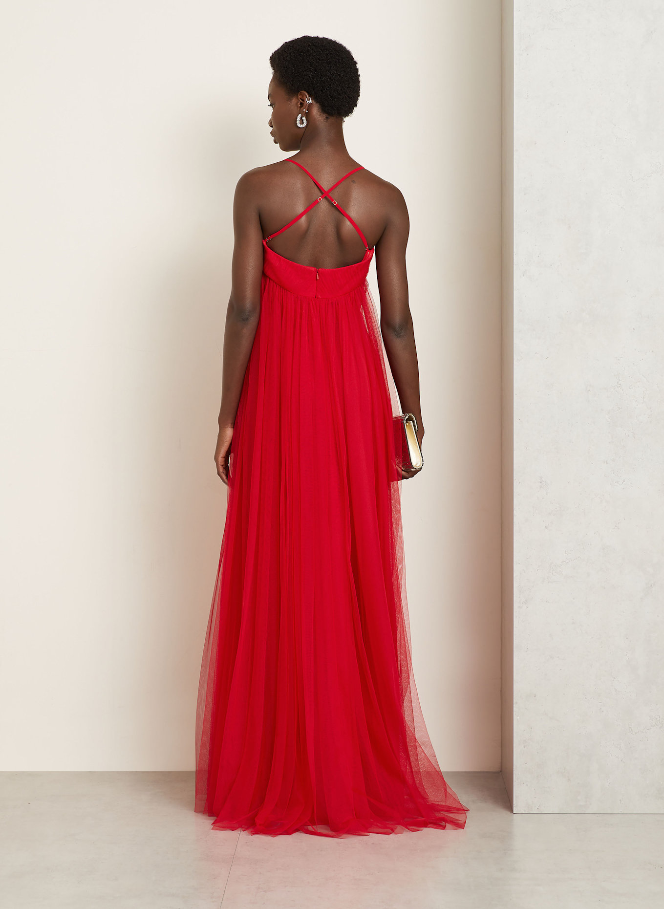 VERA WANG Abendkleid AME: ROT