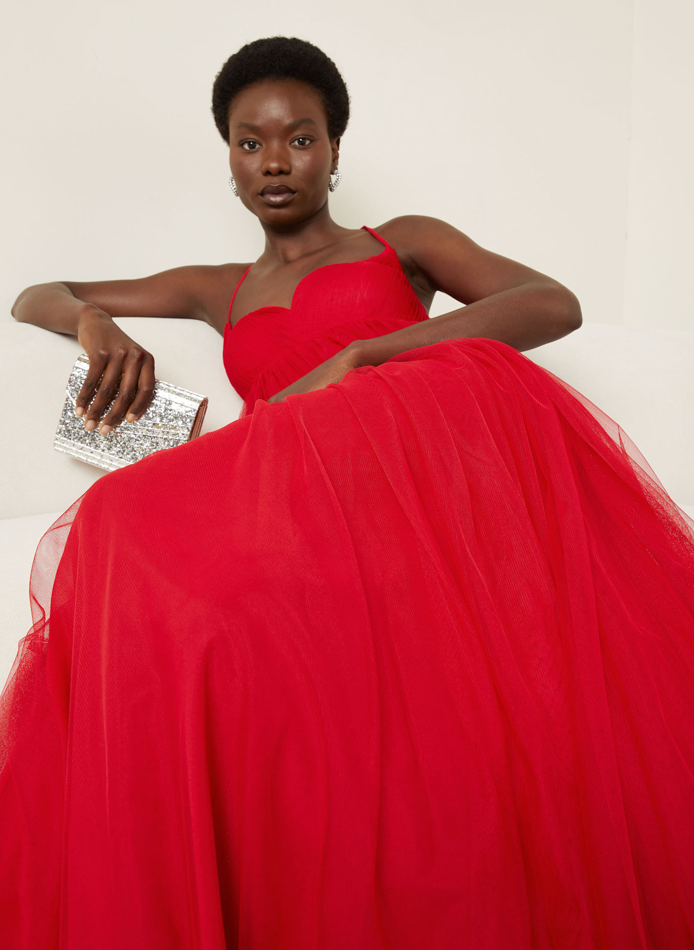 VERA WANG Abendkleid AME: ROT