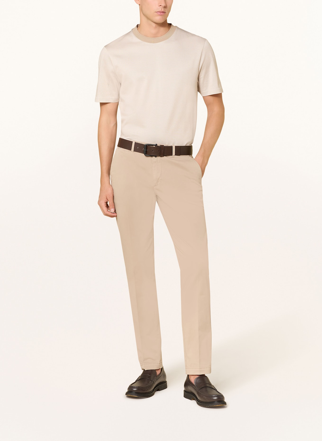 BOSS T-shirt THOMPSON: 275 LIGHT BEIGE