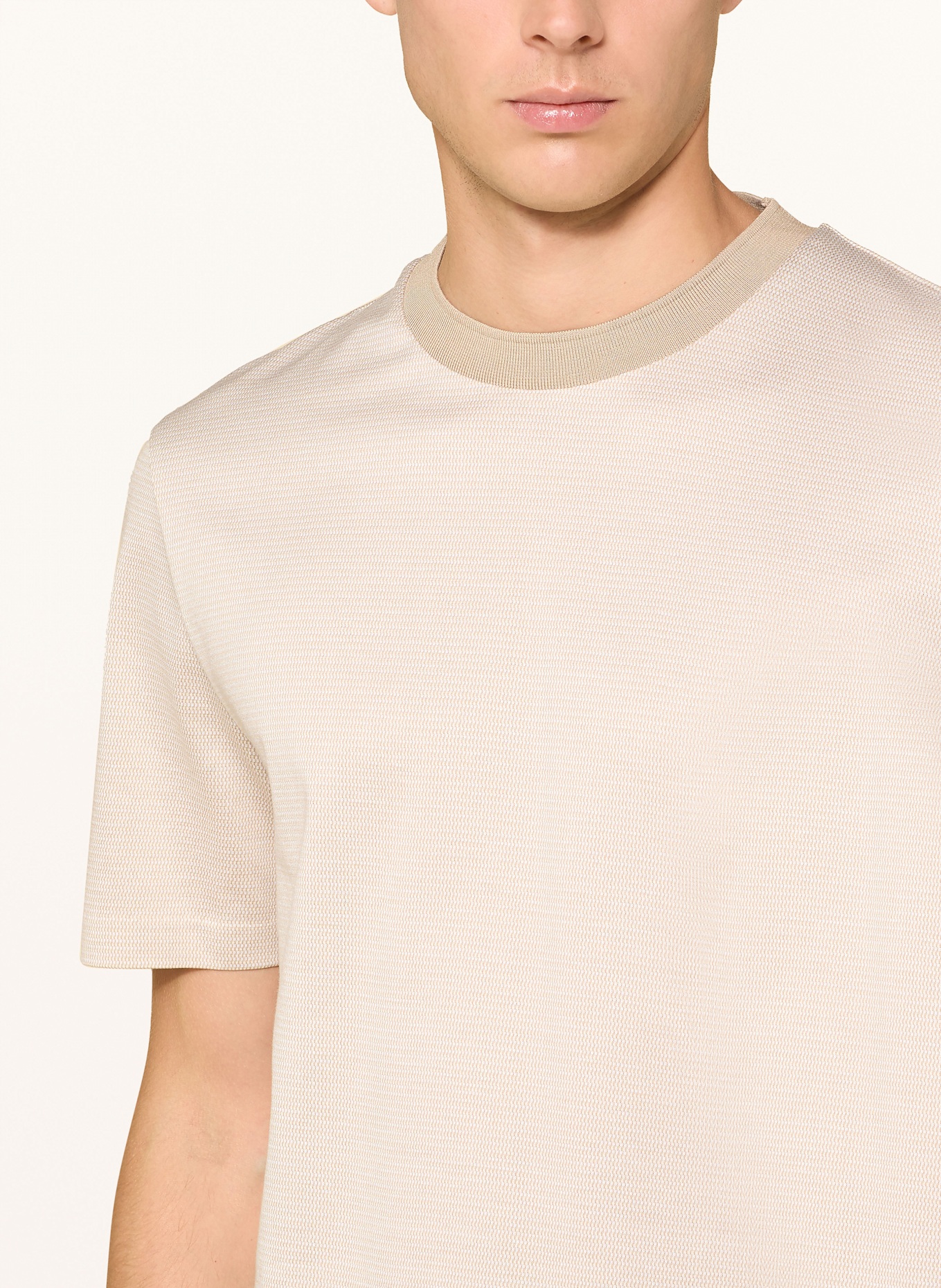 BOSS T-shirt THOMPSON: 275 LIGHT BEIGE