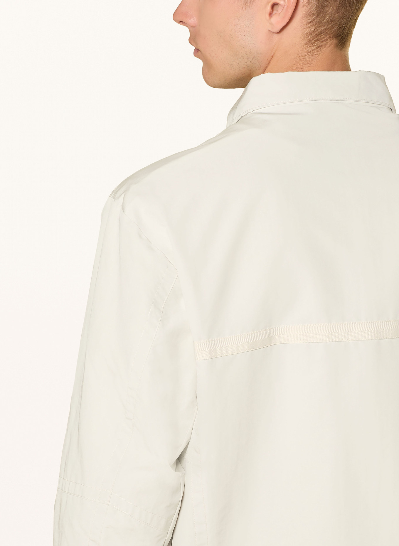 BOSS Jacke CEVENTO mit abnehmbarer Kapuze: ECRU