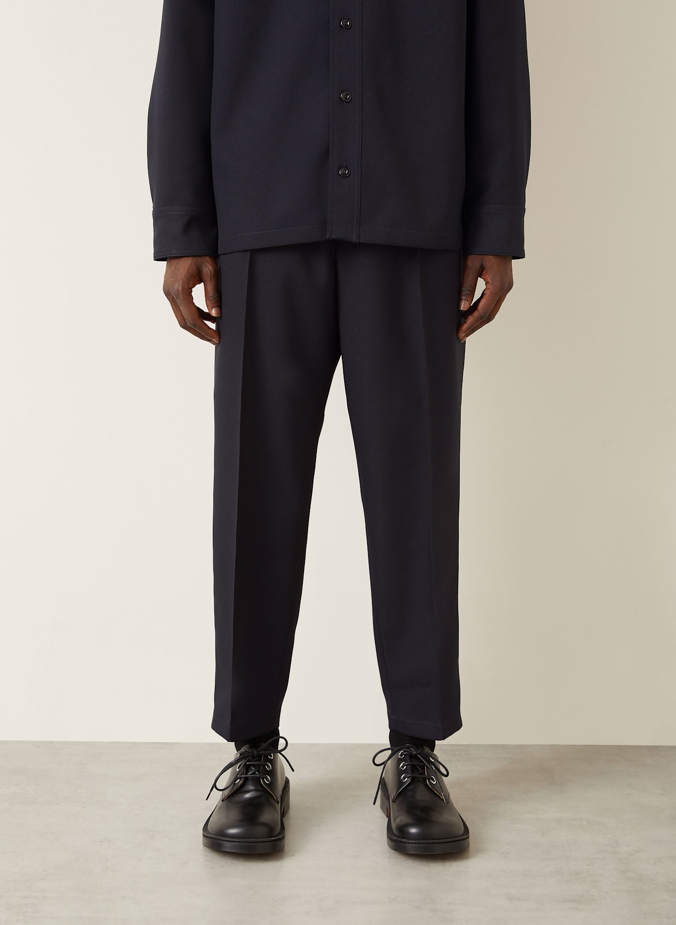 JIL SANDER Hose Regular Fit: DUNKELBLAU