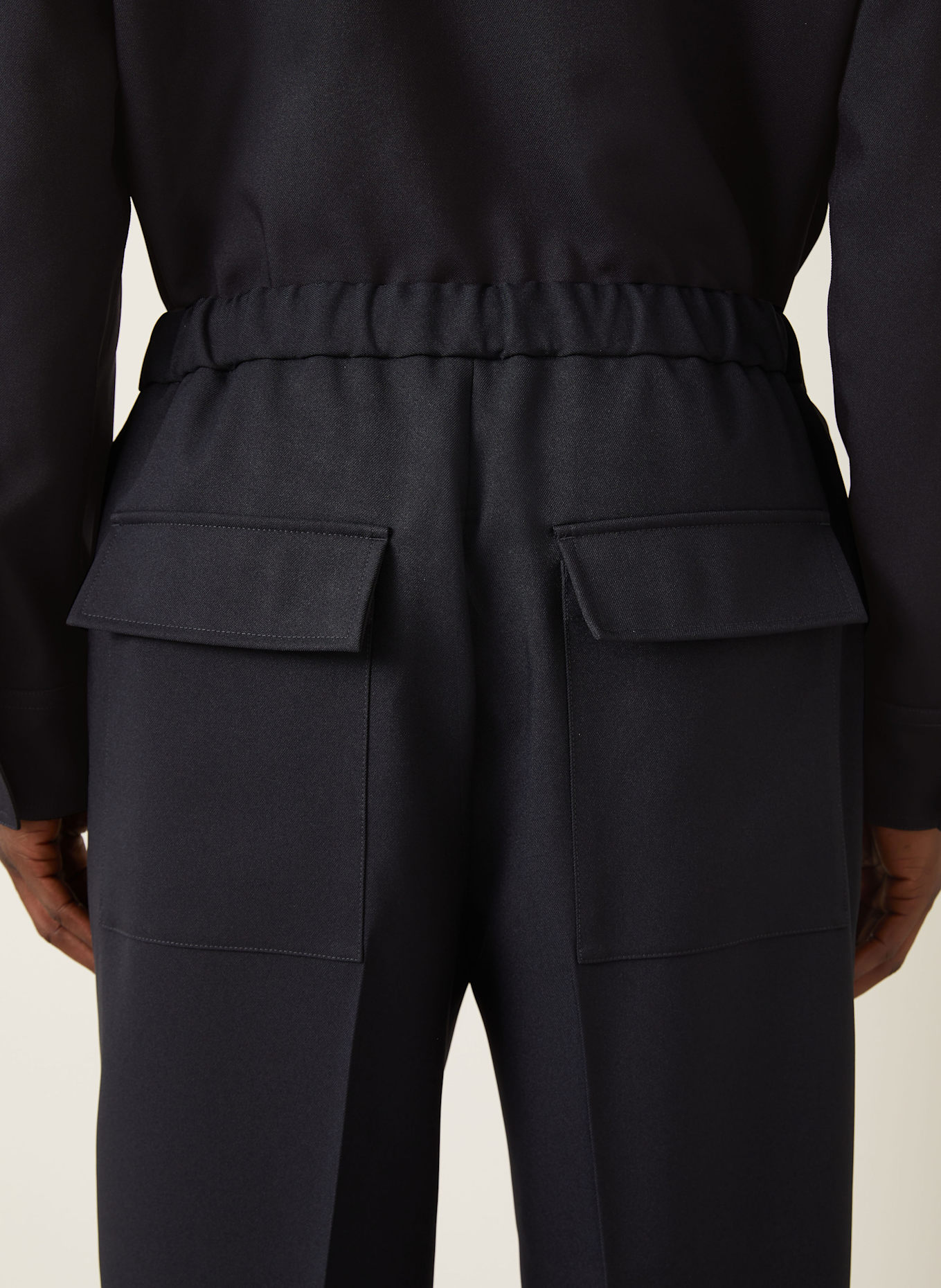 JIL SANDER Hose Regular Fit: DUNKELBLAU