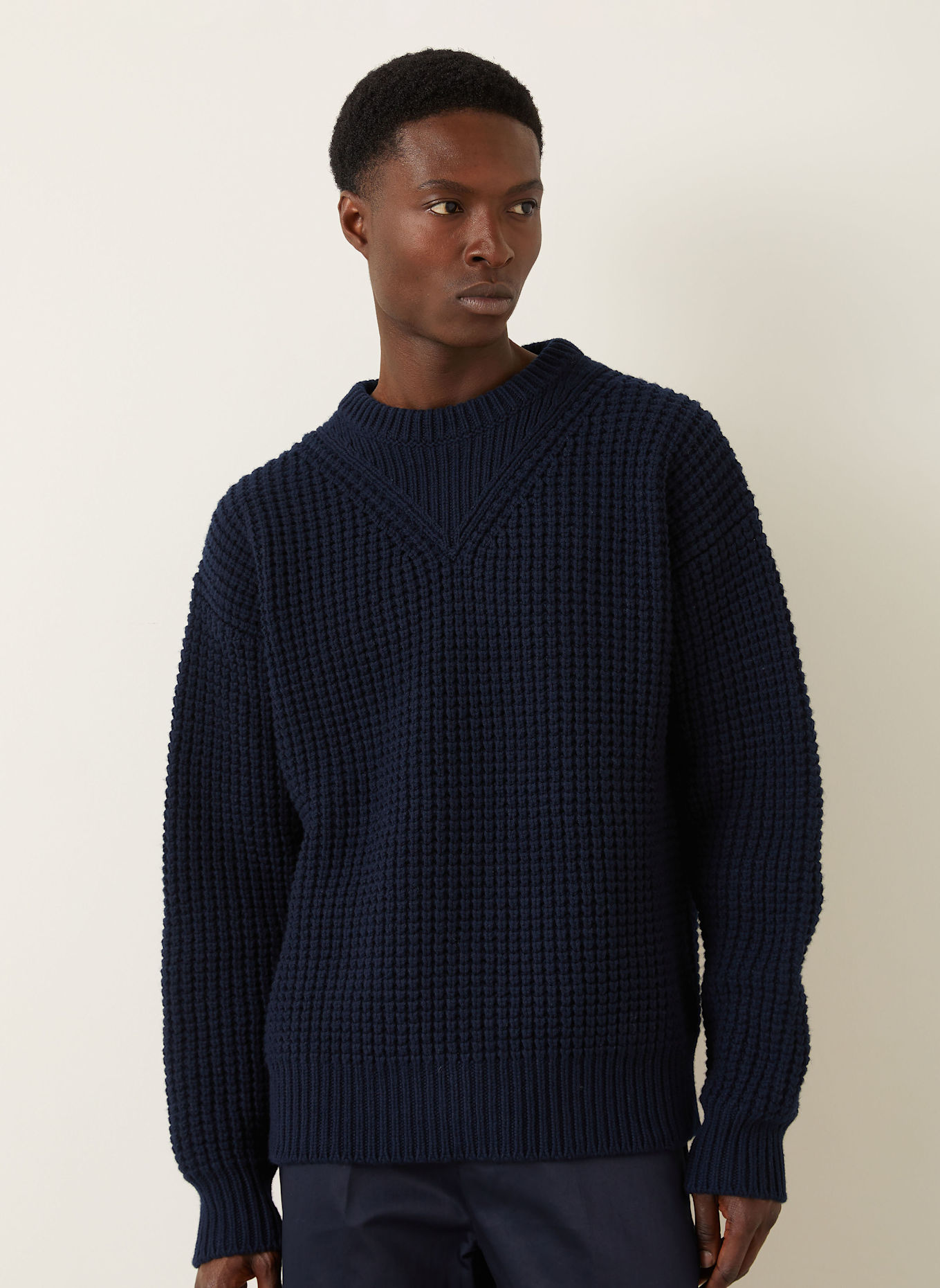 JIL SANDER Sweater in dark blue
