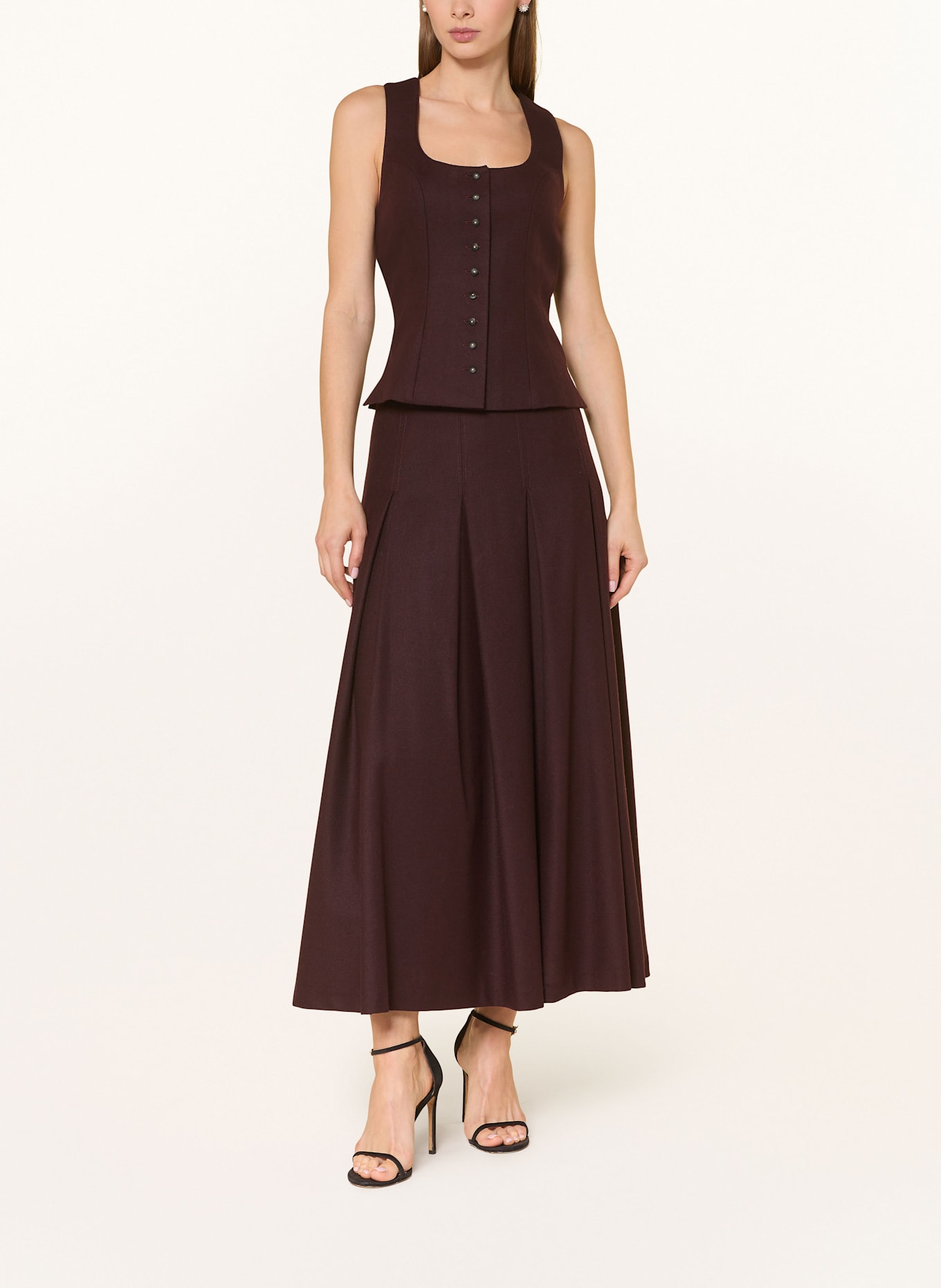 Grasegger Trachtenrock IVY: DUNKELROT