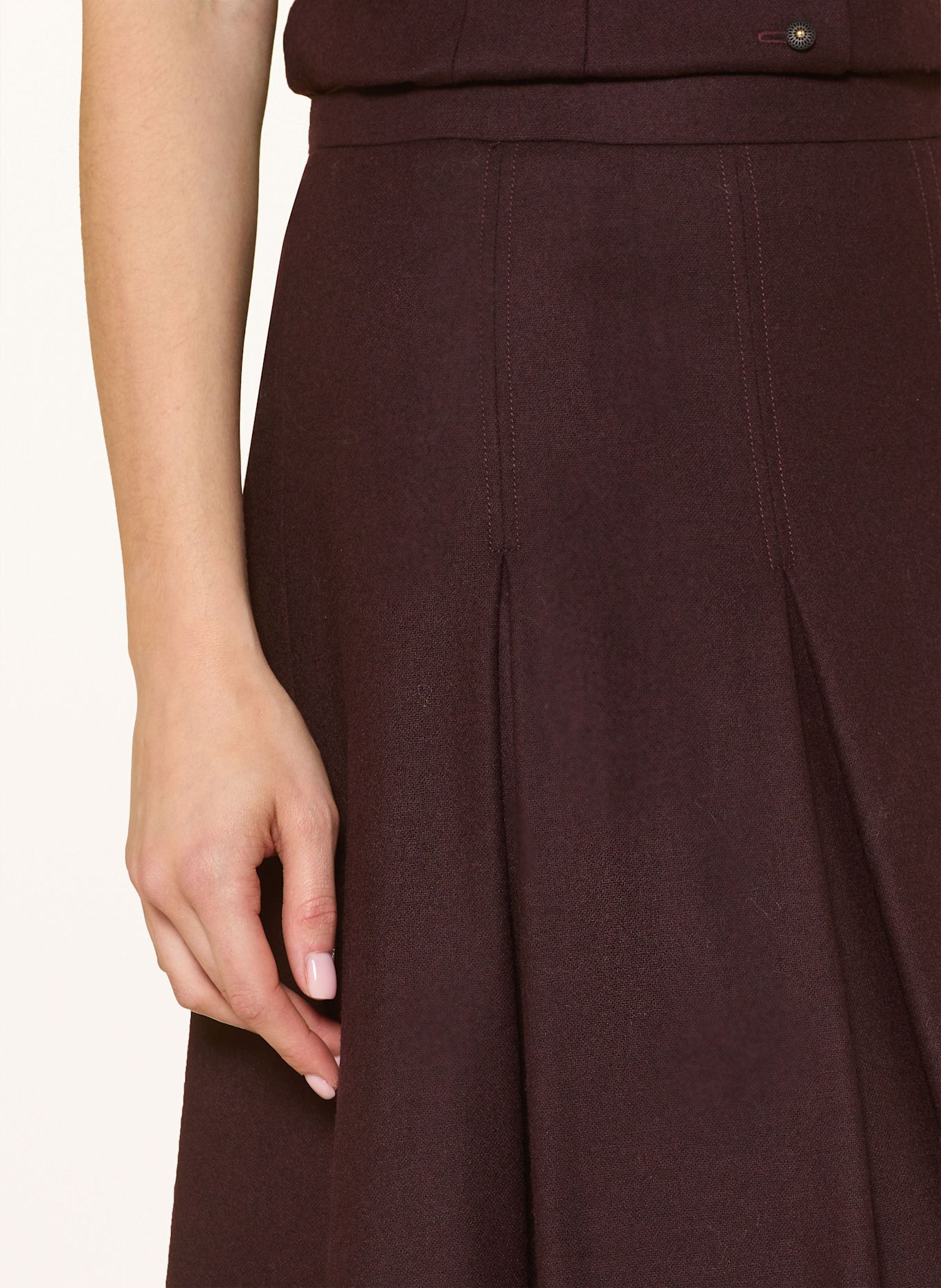 Grasegger Trachtenrock IVY: DUNKELROT