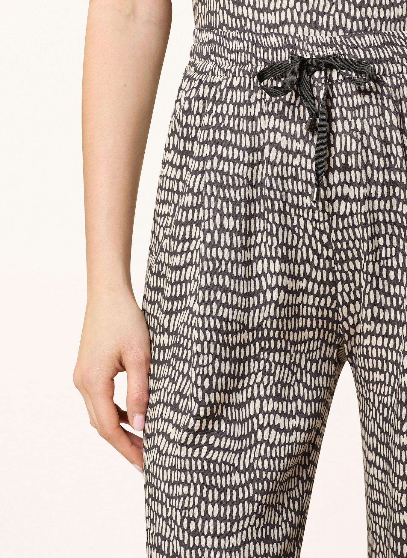 OPUS 7/8-Hose MAROU: BRAUN / ECRU