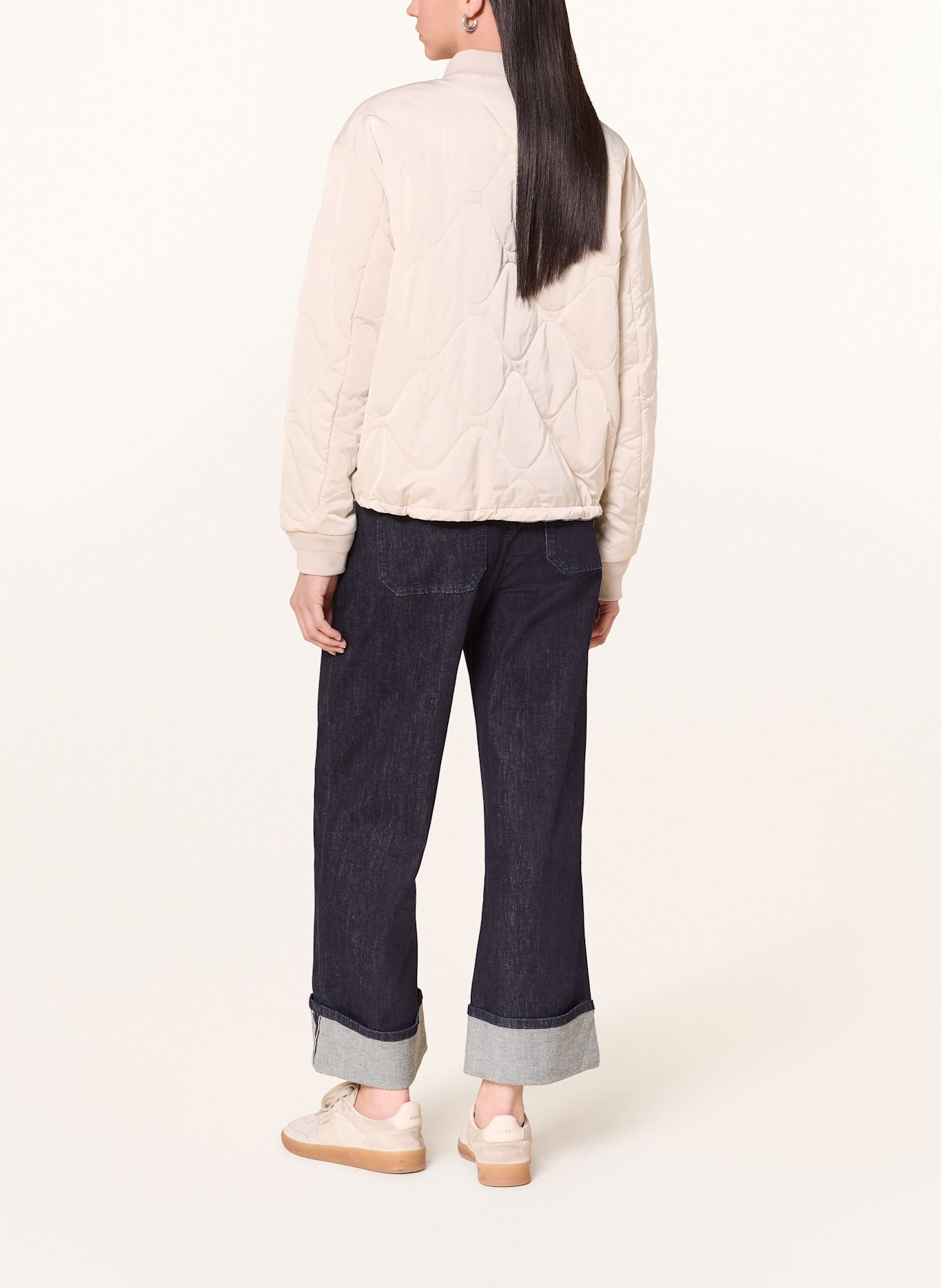 OPUS Blouson HALLINU zum Wenden: ECRU / OLIV