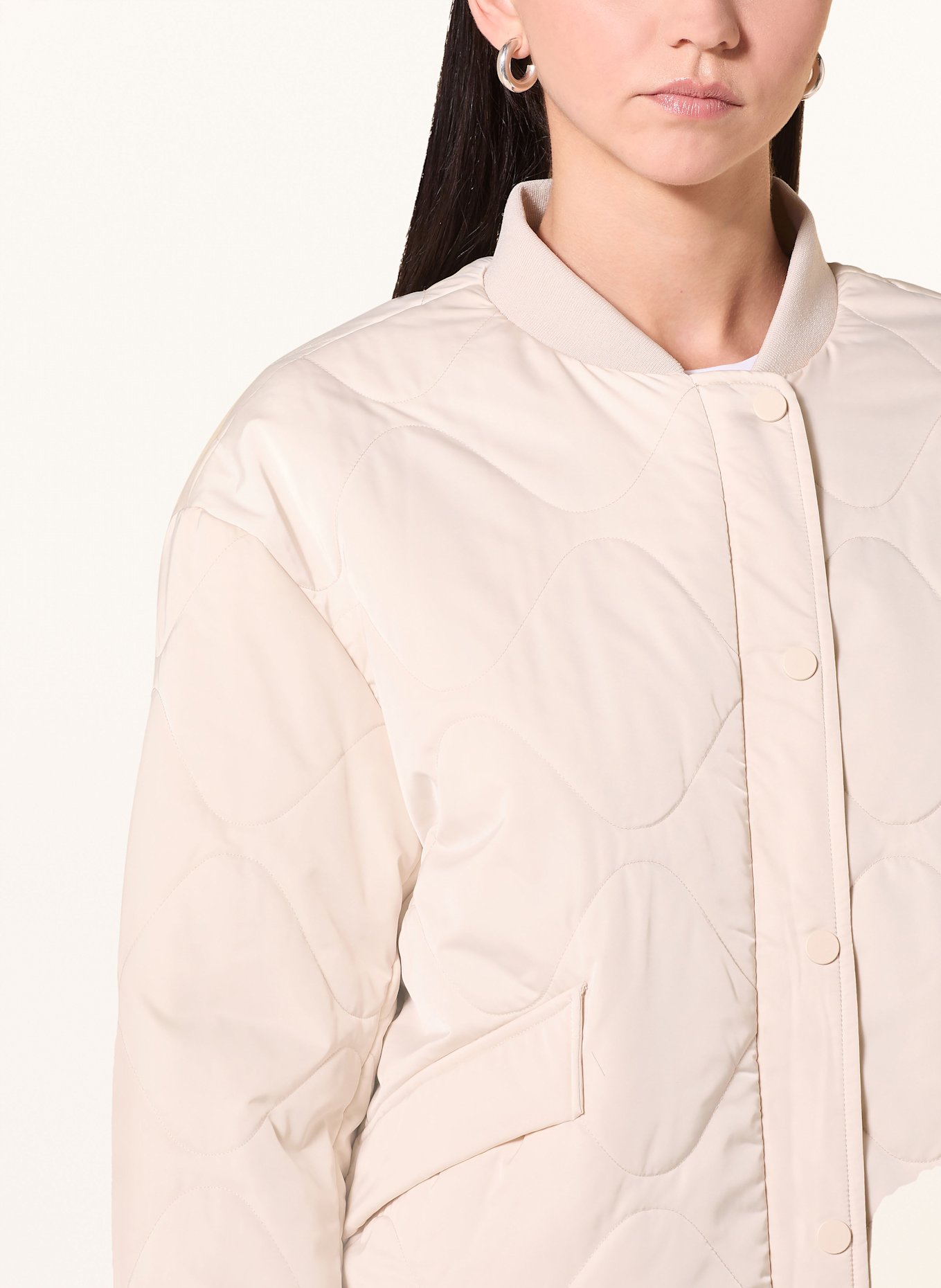 OPUS Blouson HALLINU zum Wenden: ECRU / OLIV