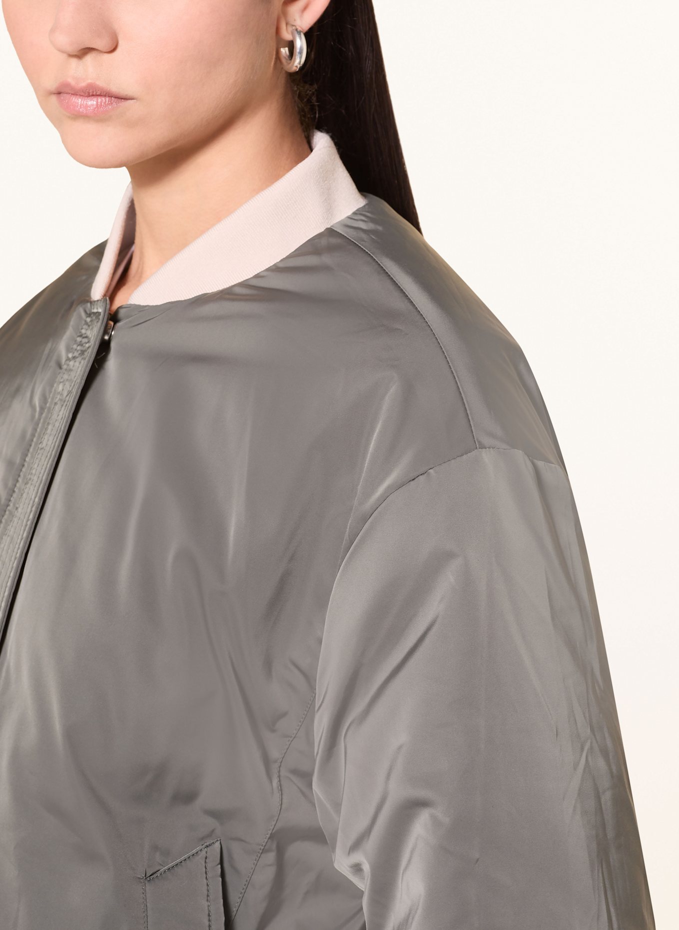 OPUS Blouson HALLINU zum Wenden: ECRU / OLIV
