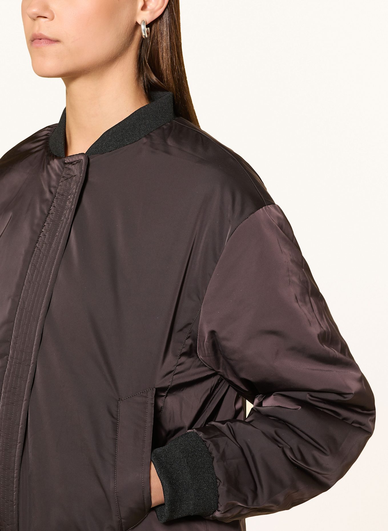 OPUS Blouson HALLINU zum Wenden: SCHWARZ / DUNKELROT