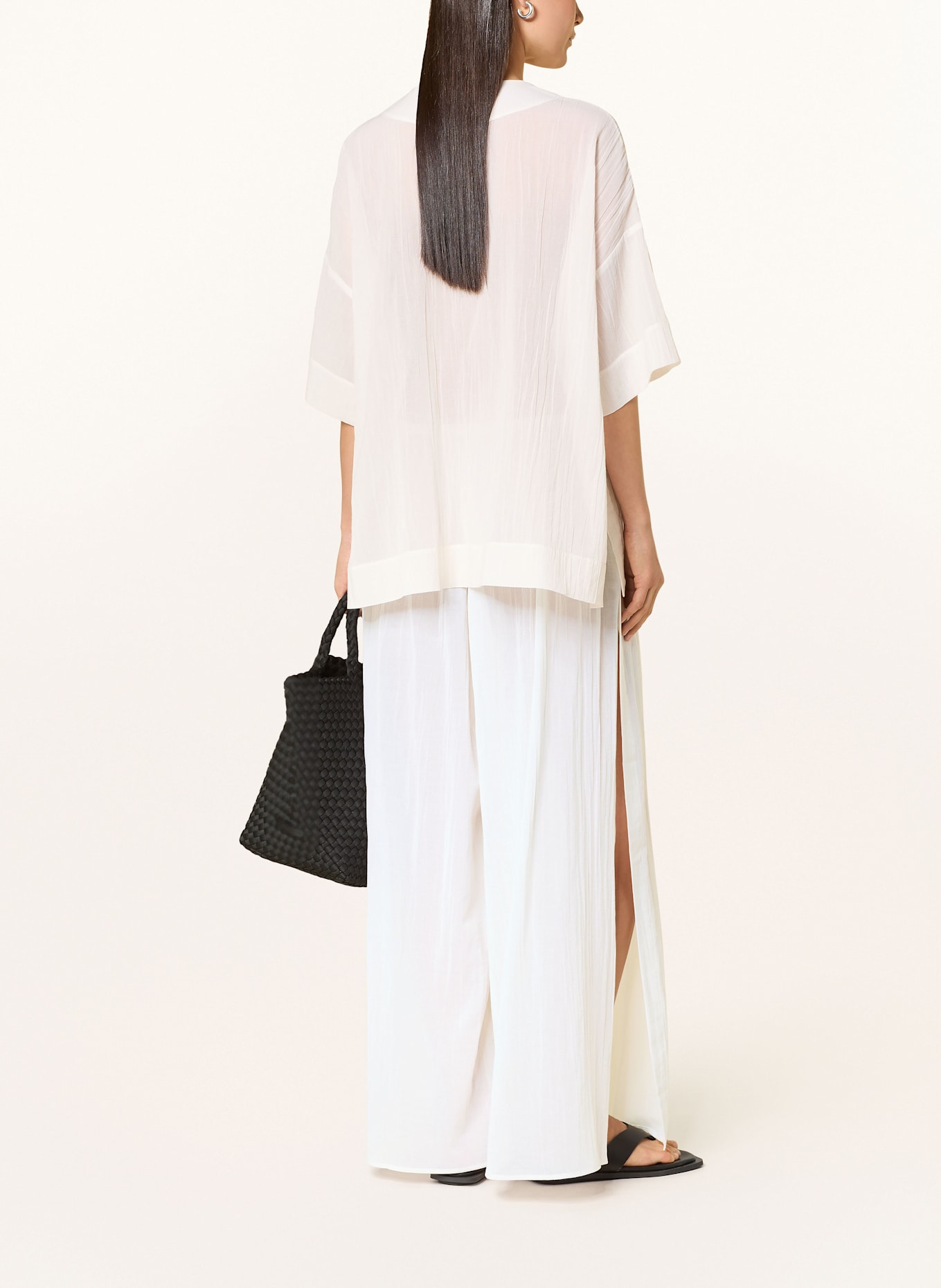 COS Bluzka z muślinu: ECRU