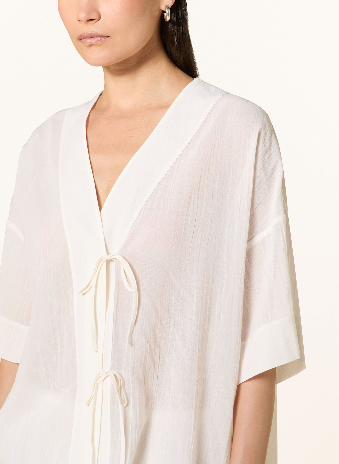 COS Bluzka z muślinu: ECRU