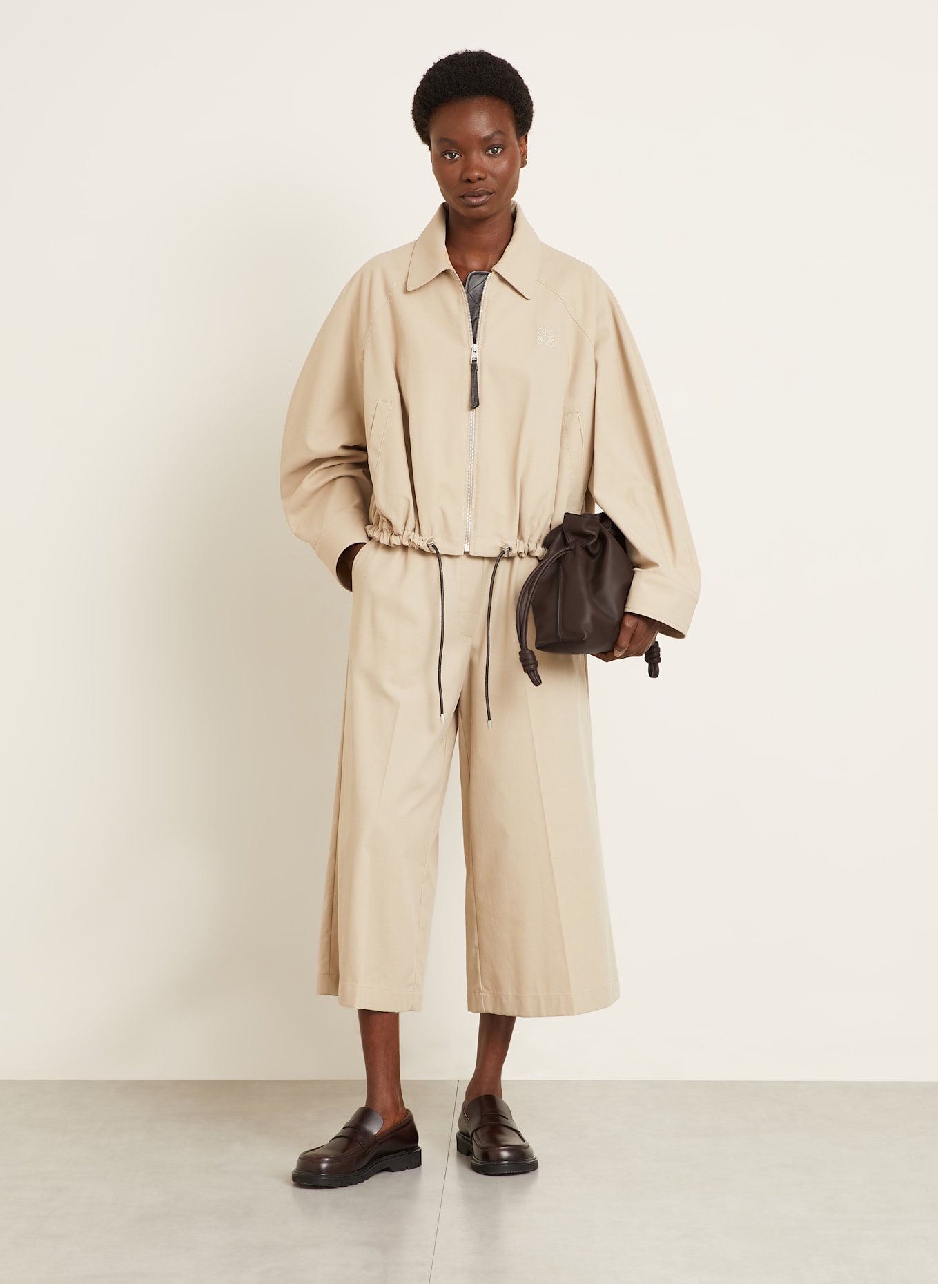 LOEWE Umhängetasche FLAMENCO MEDIUM: DUNKELBRAUN