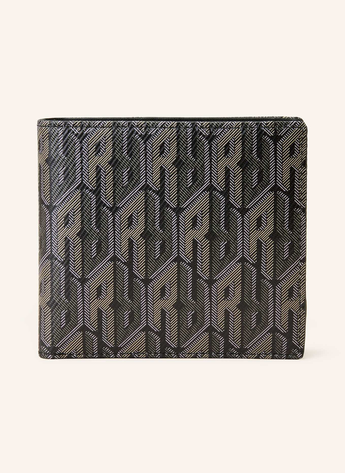 REISS Wallet: BLACK / BROWN