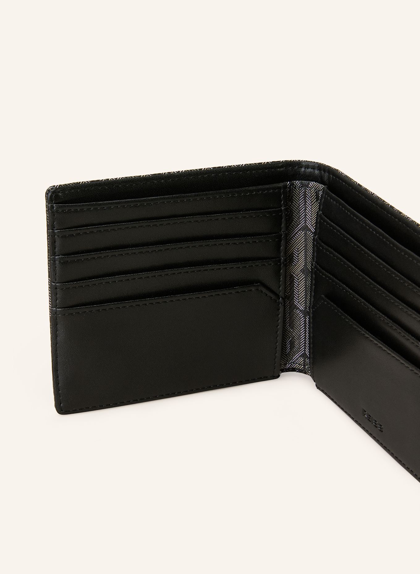 REISS Wallet: BLACK / BROWN