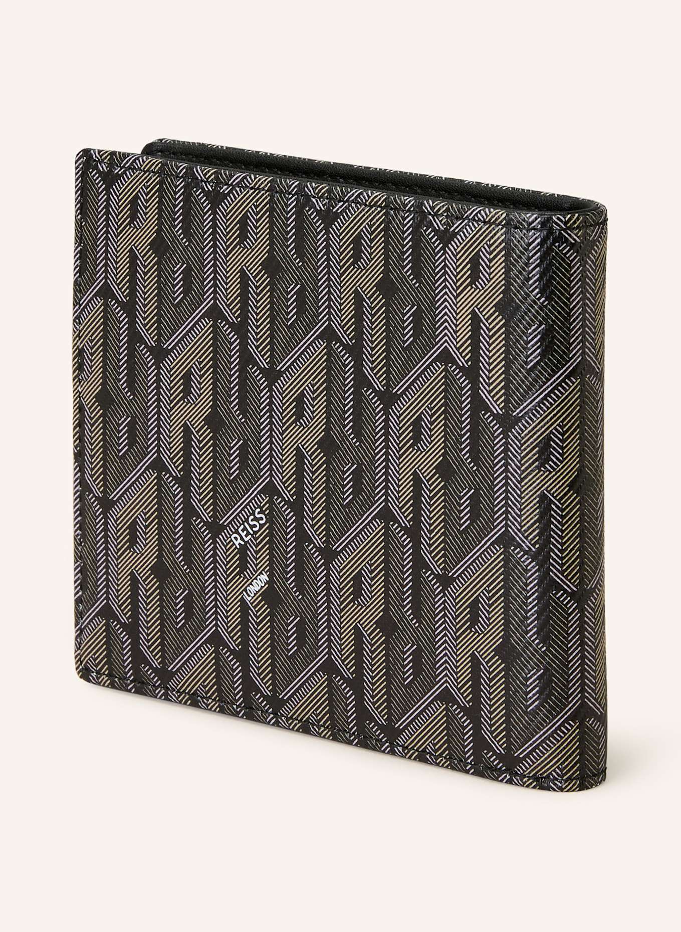 REISS Wallet: BLACK / BROWN