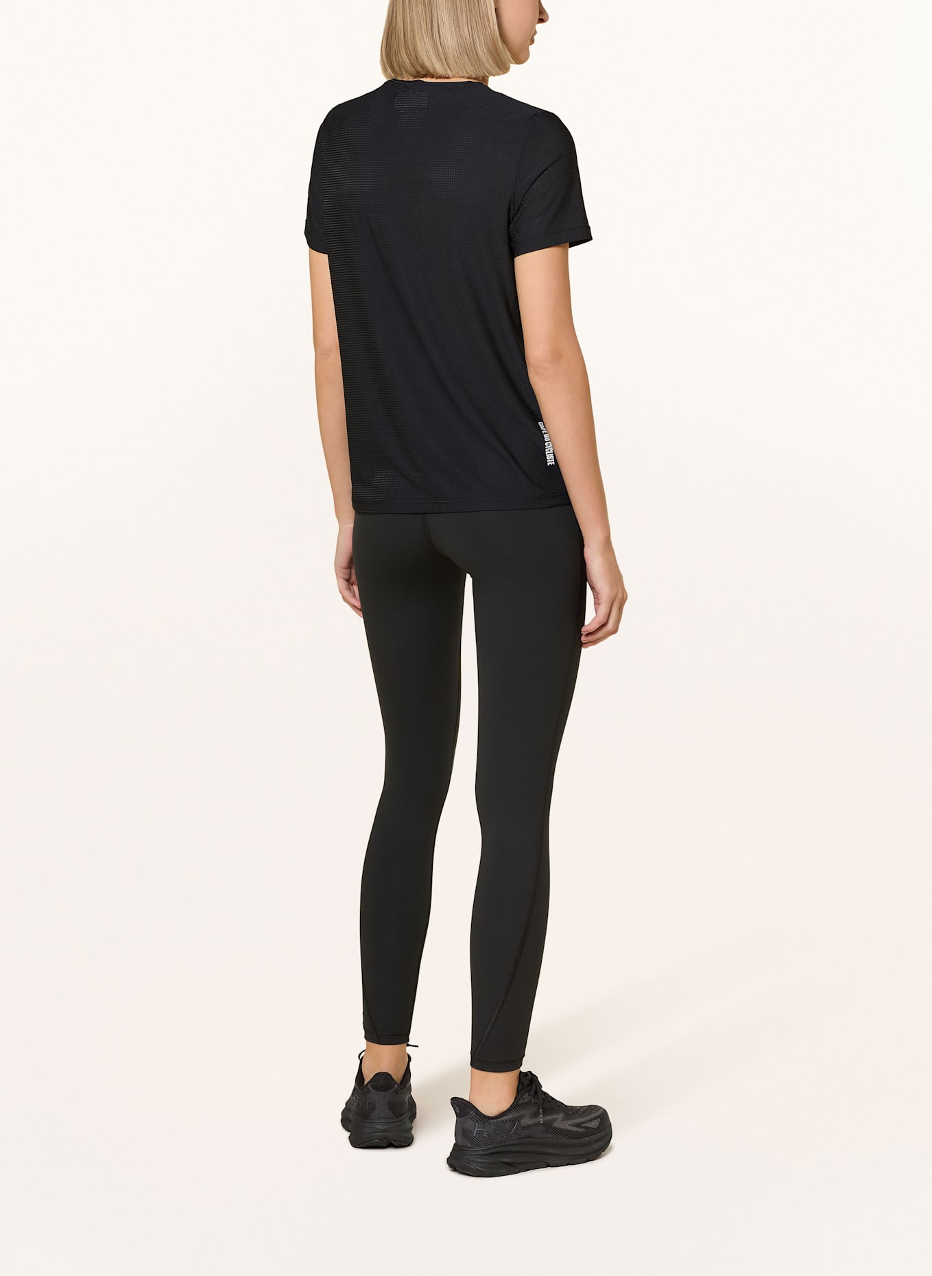 CAFÉ DU CYCLISTE Koszulka do biegania CLEOPHEE: CZARNY