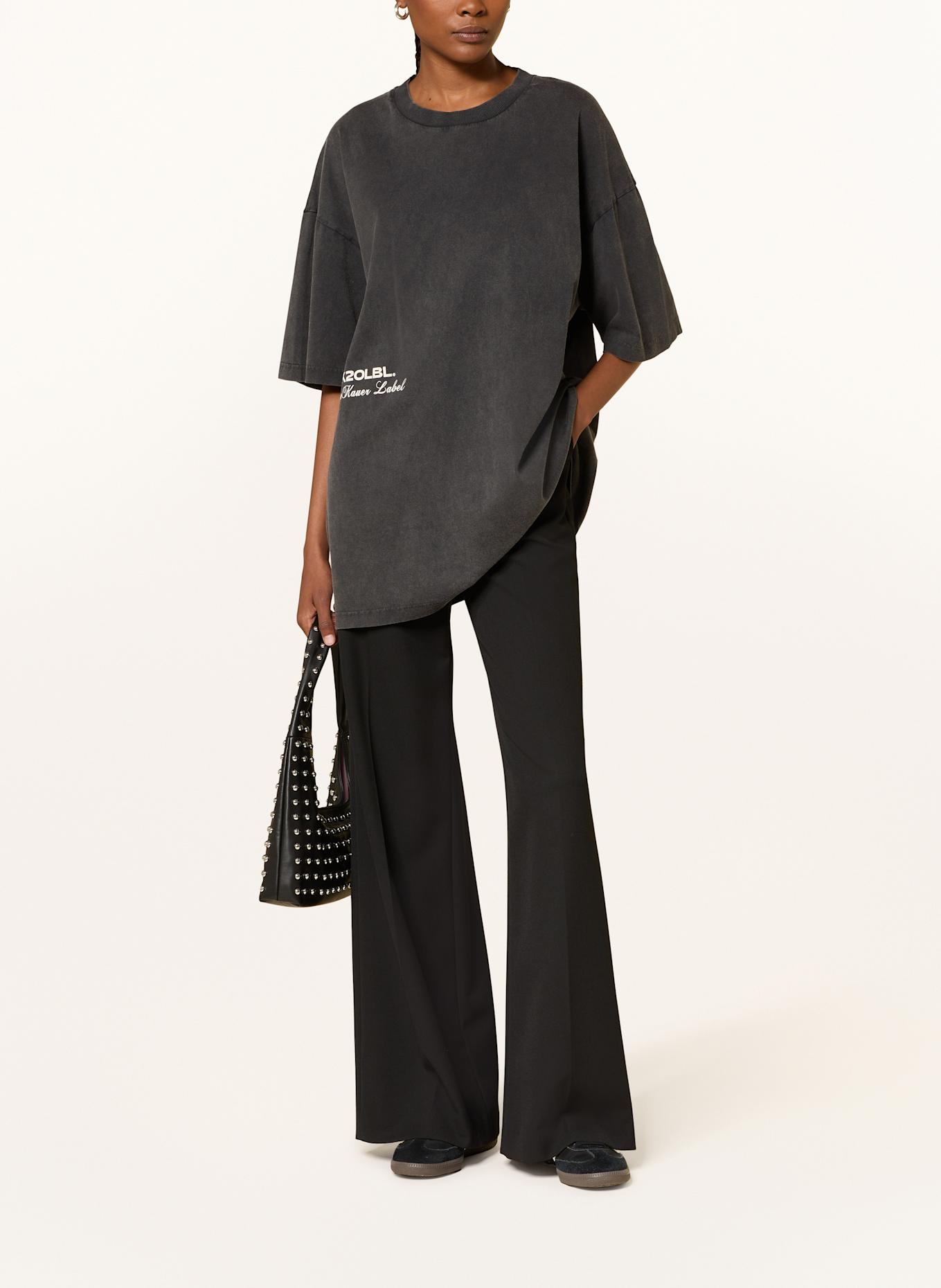 KARO KAUER Oversized-Shirt: DUNKELGRAU