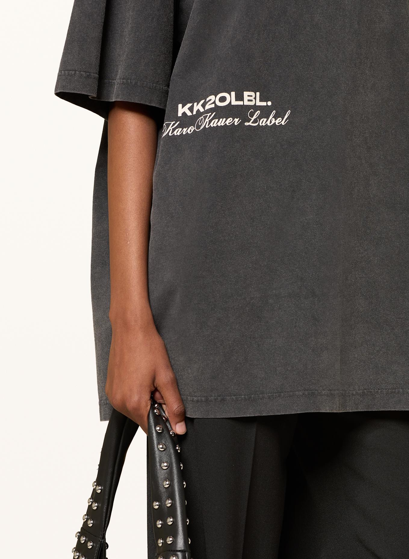 KARO KAUER Oversized-Shirt: DUNKELGRAU