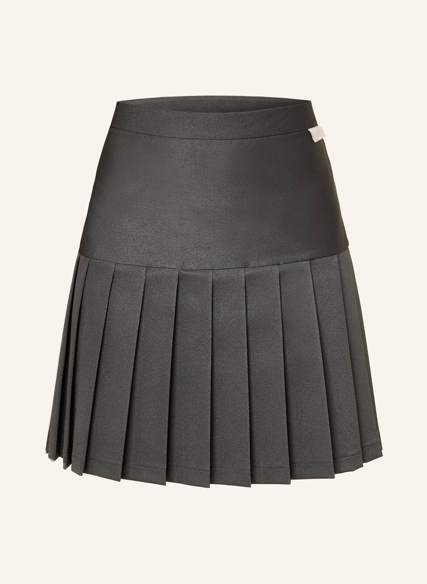 KARO KAUER Plisowana spódnica: CZIEMNOSZARY
