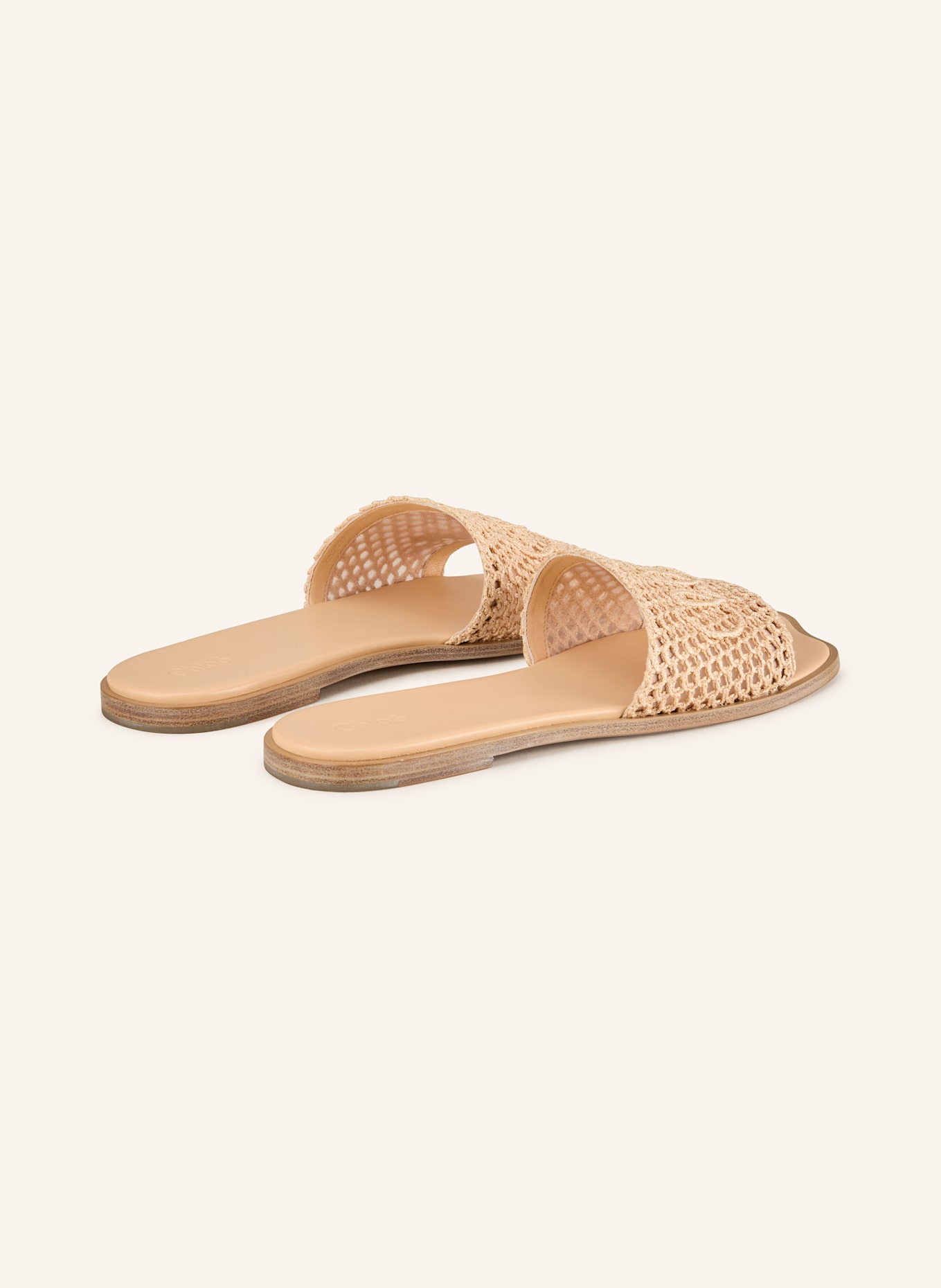 Chloé Pantoletten FLOWER: 6K0 POWDER