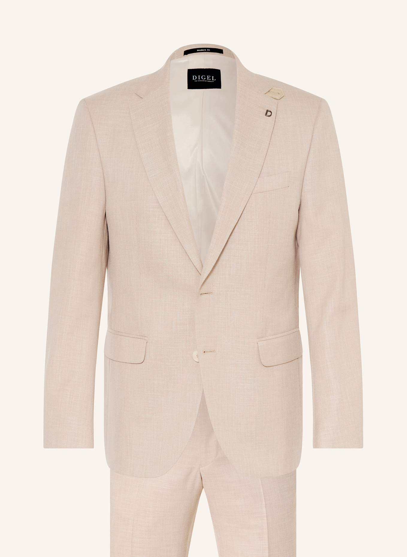 DIGEL Garnitur DAREN-V-G modern fit: BEŻOWY