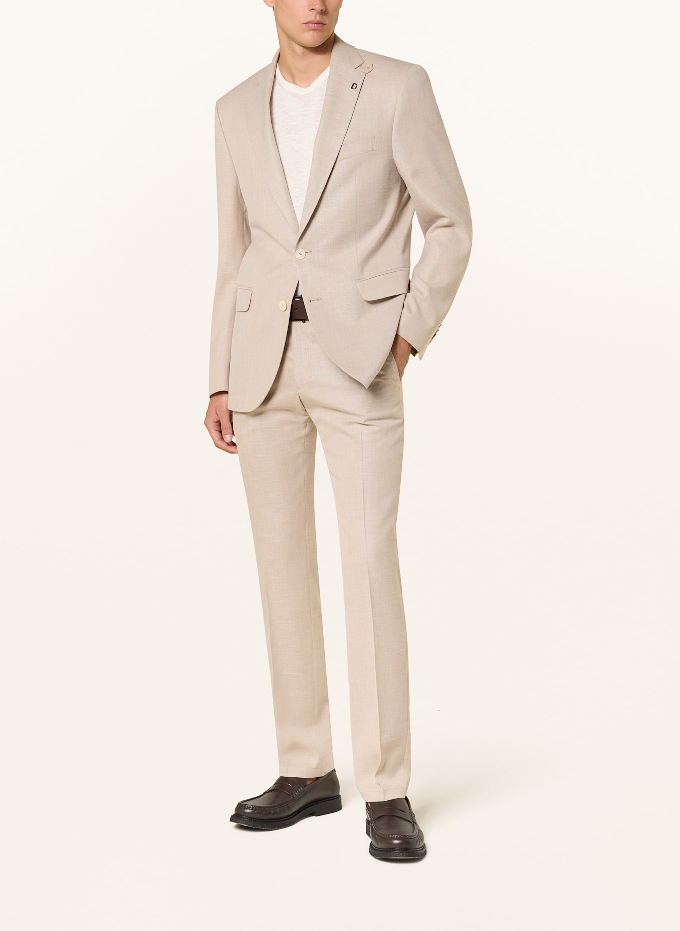 DIGEL Garnitur DAREN-V-G modern fit: BEŻOWY