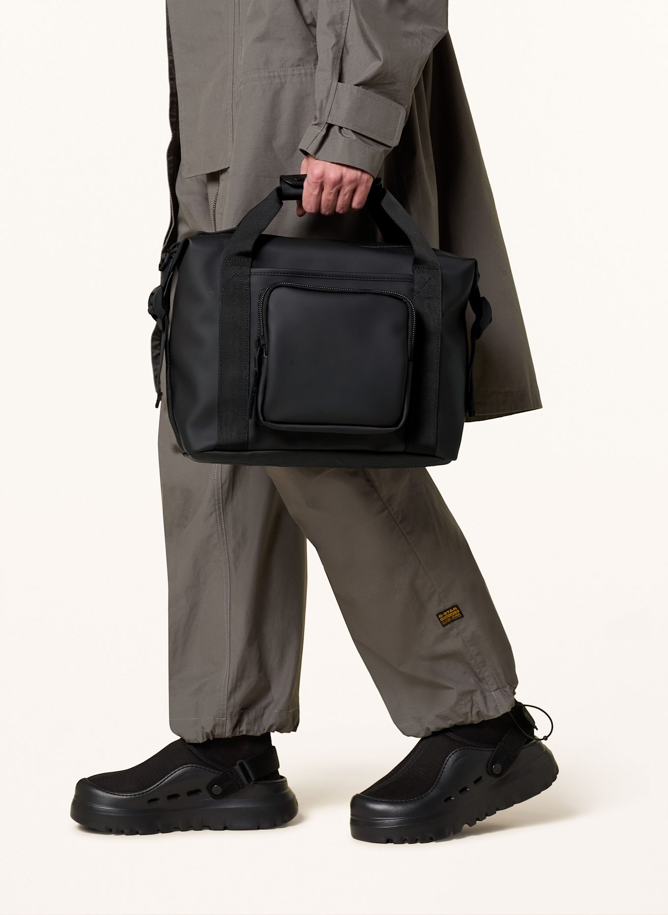 RAINS Travel bag TEXEL KIT BAG W3: BLACK