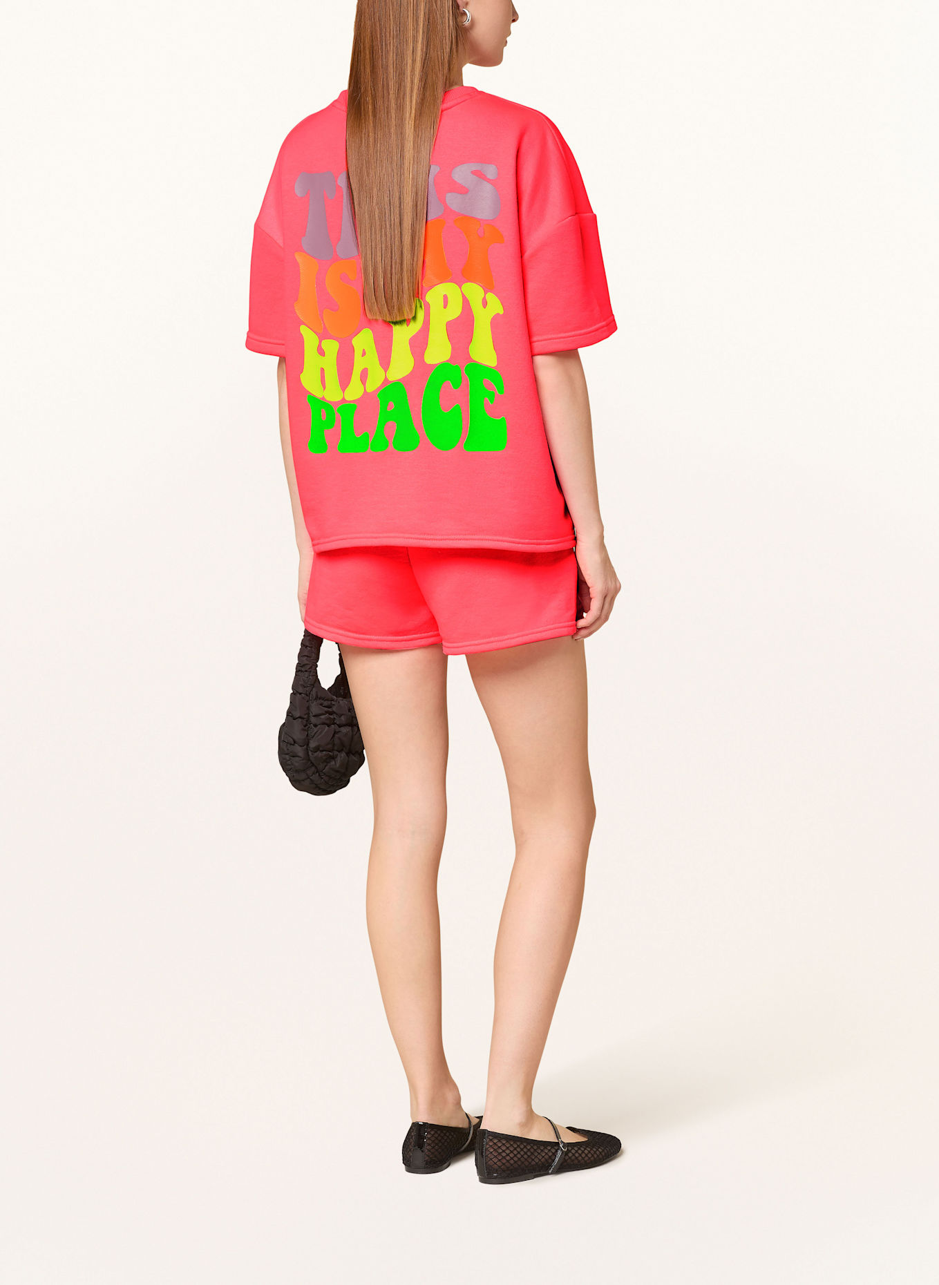 miss goodlife Szorty dresowe: JASKRAWY MOCNORÓŻOWY