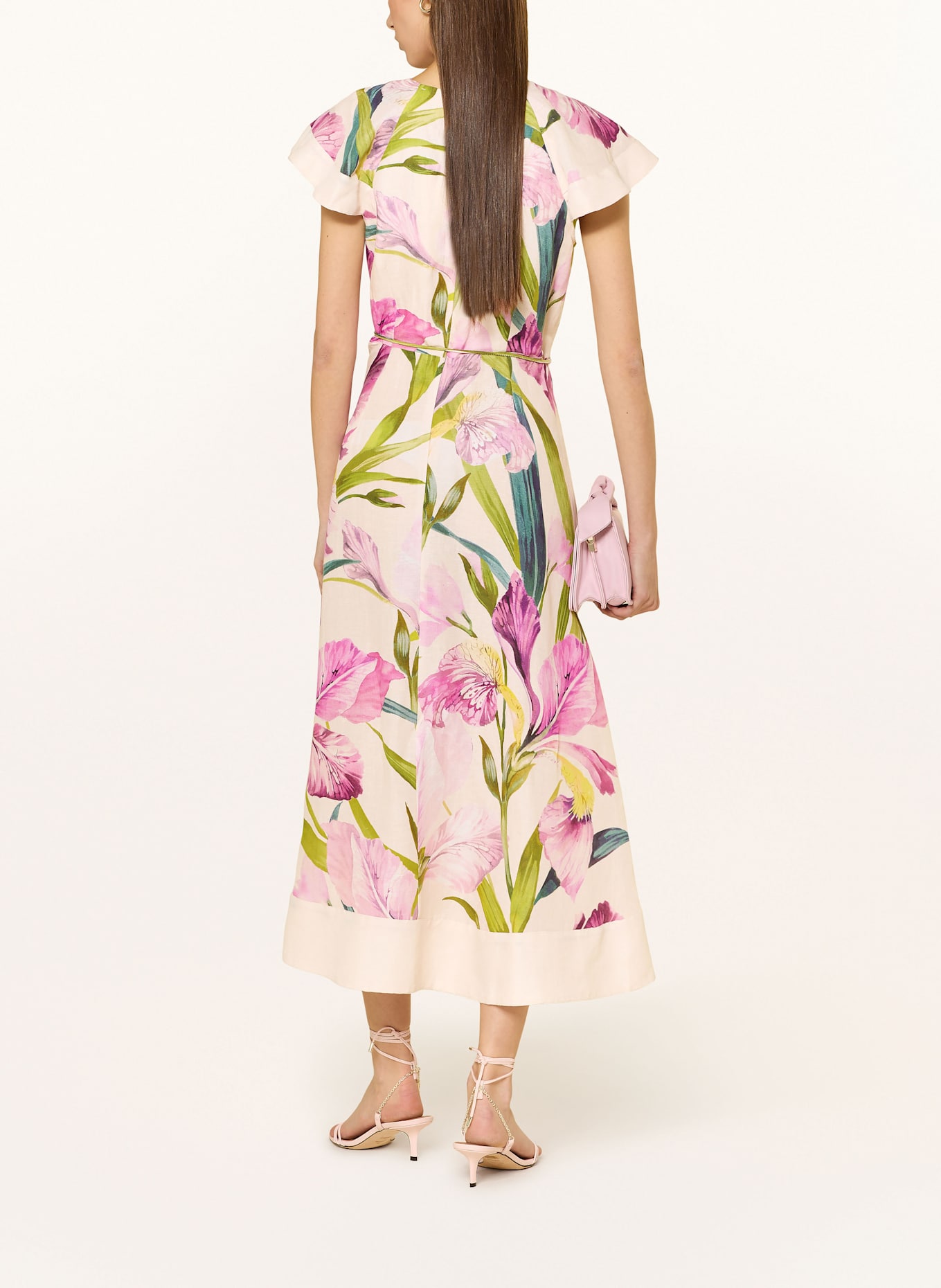 ★Phase eight Matilda フローラルフリルフレア 上質マキシ★ Matilda Floral Midaxi Dress | Phase Eight UK |