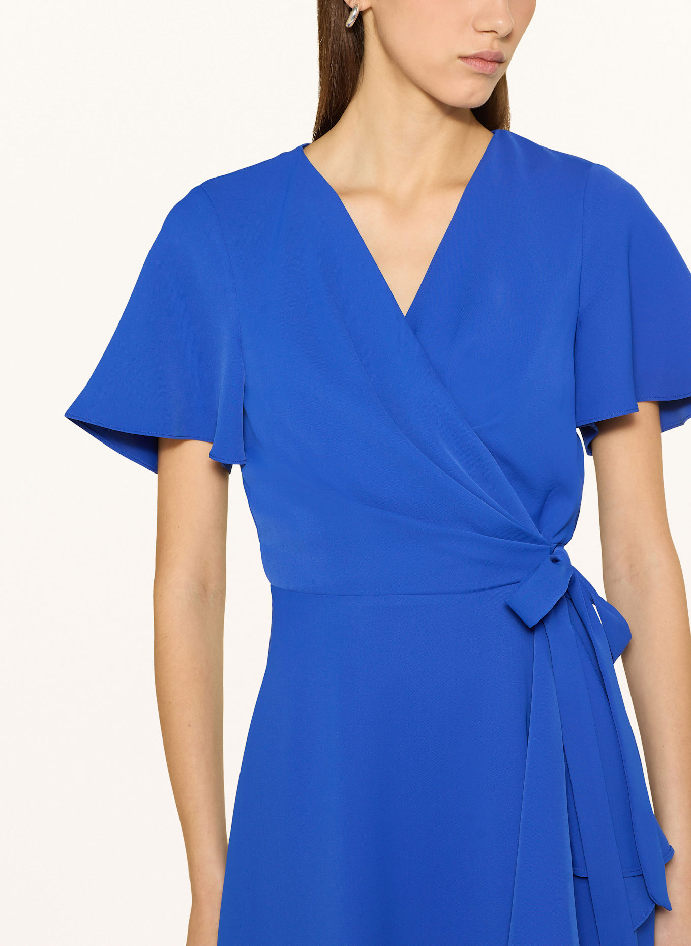 Phase Eight JULISSA dress with a wrap look in blue