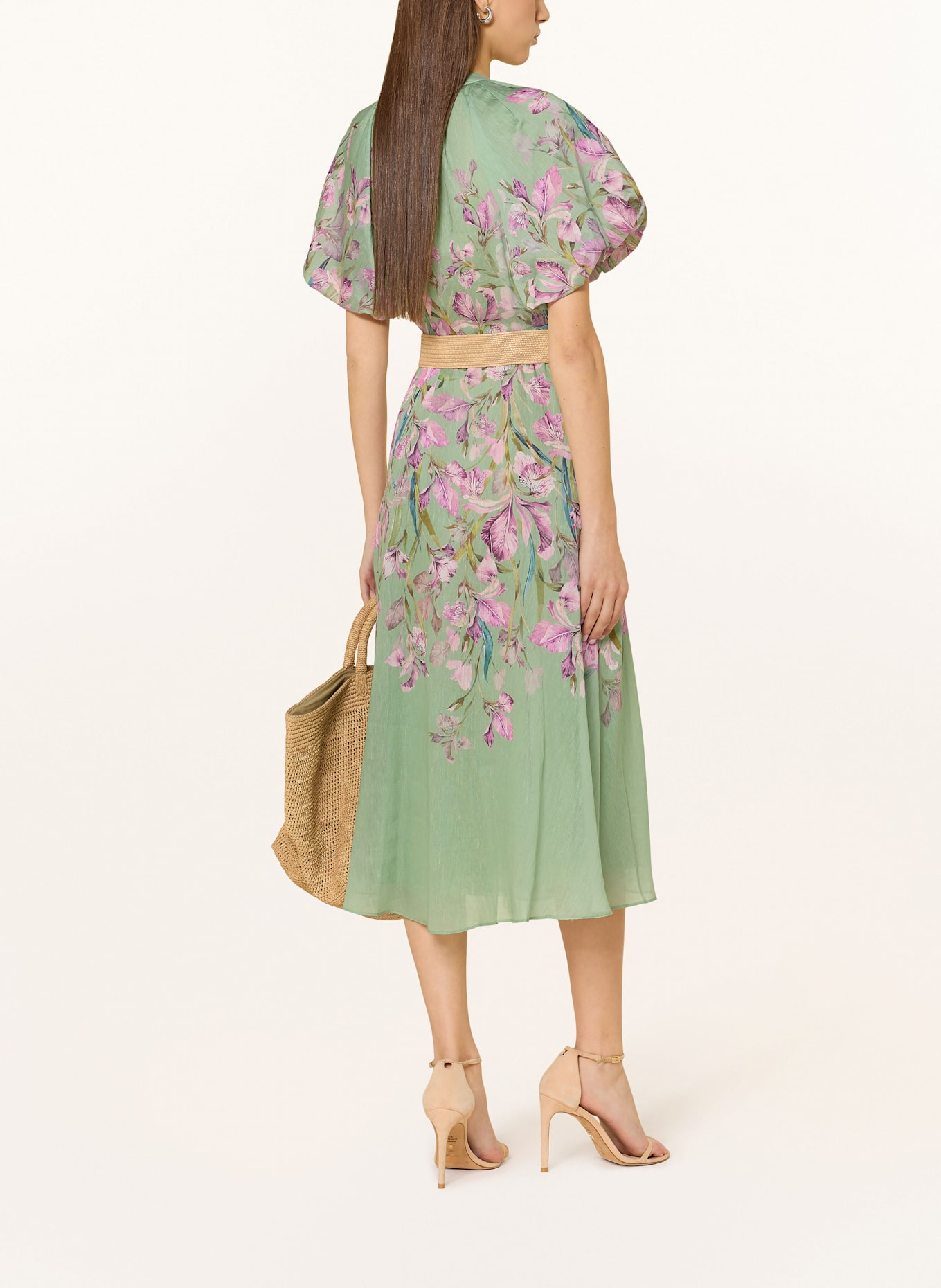 Phase Eight Kleid AMALIE: HELLGRÜN / PINK