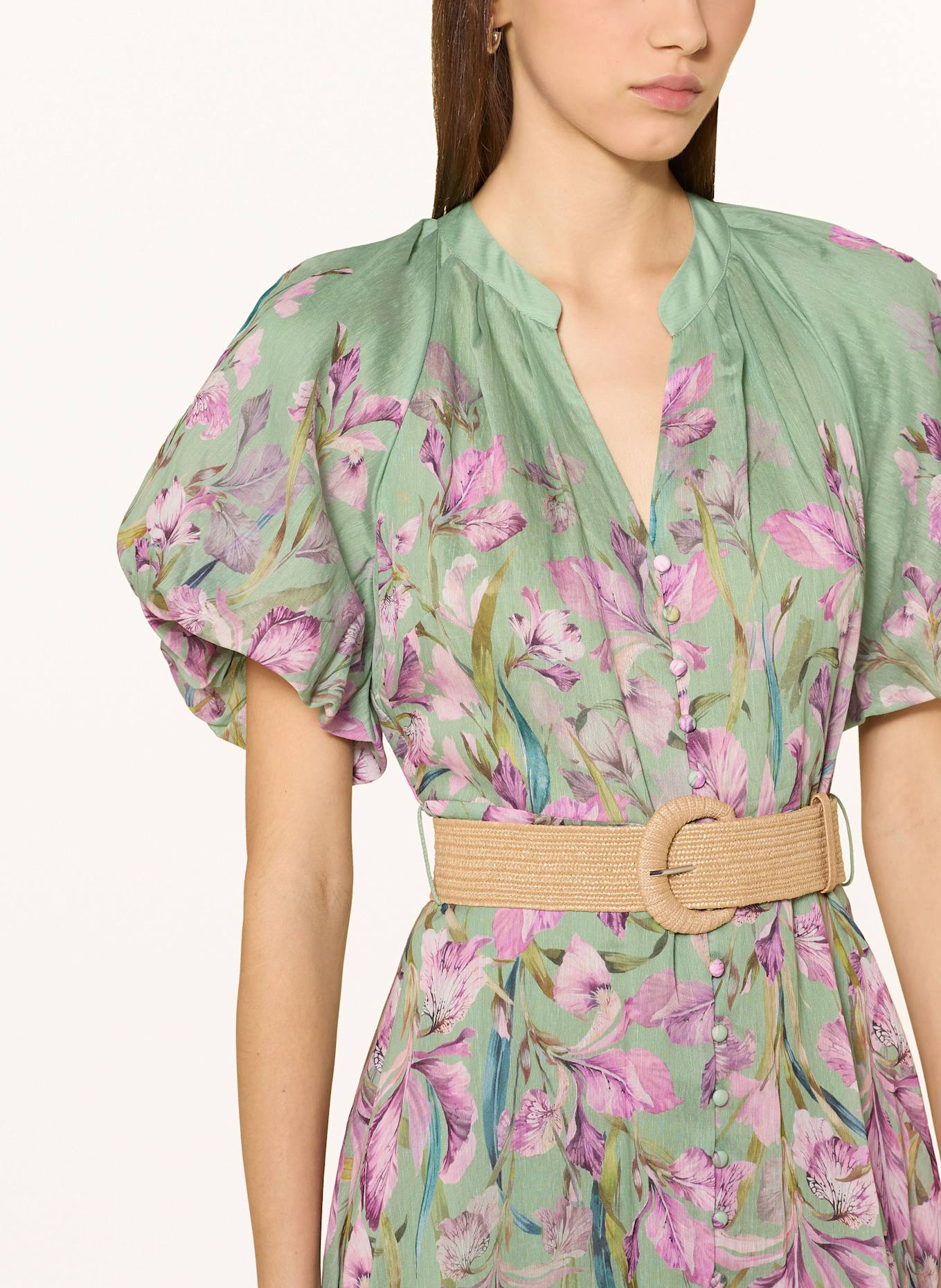 Phase Eight Kleid AMALIE: HELLGRÜN / PINK