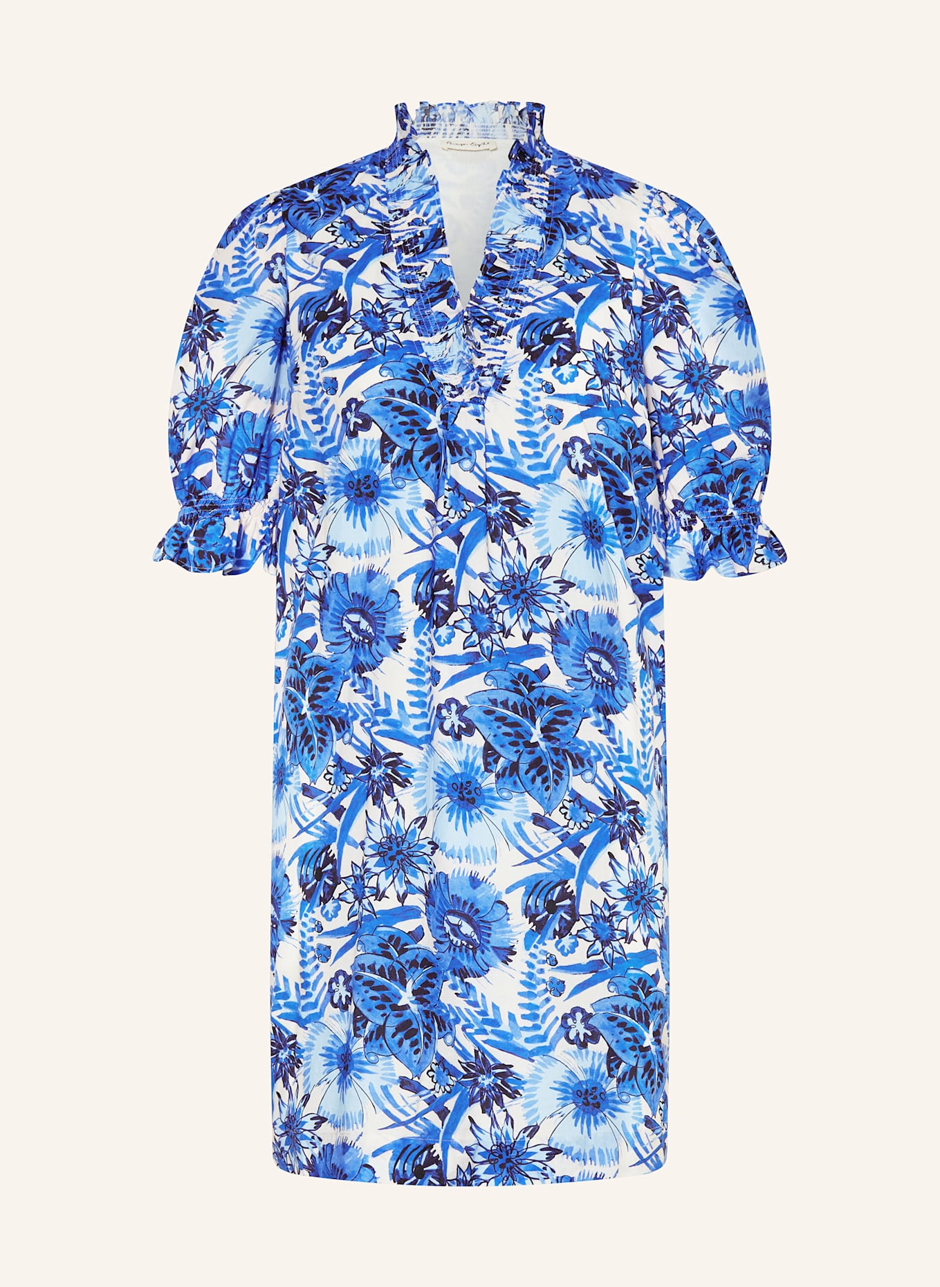 Phase Eight AZELIA dress: BLUE/ WHITE