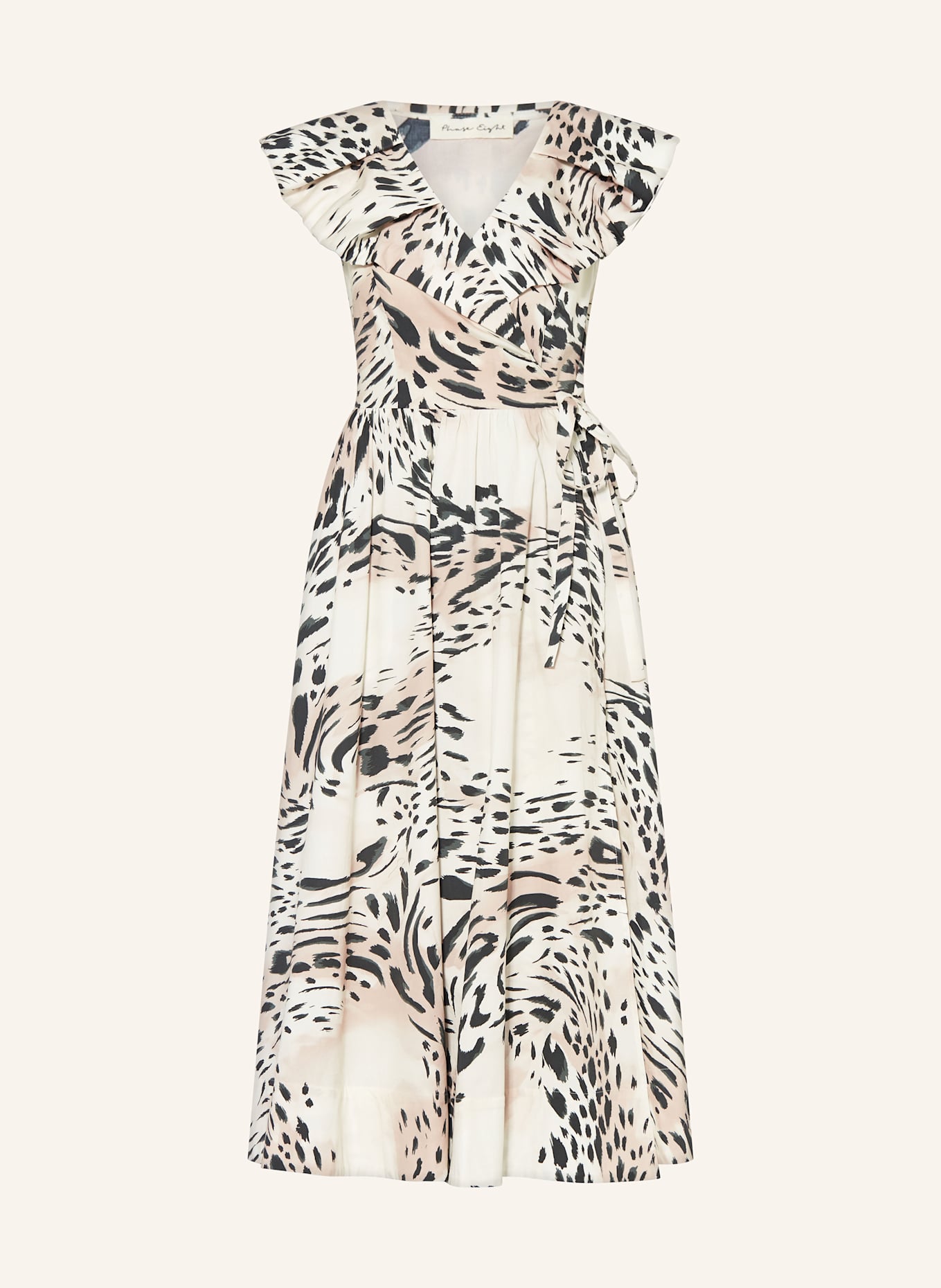 Phase Eight TRIX wrap Look dress with frills: Jeans slim Homme Orange Taille