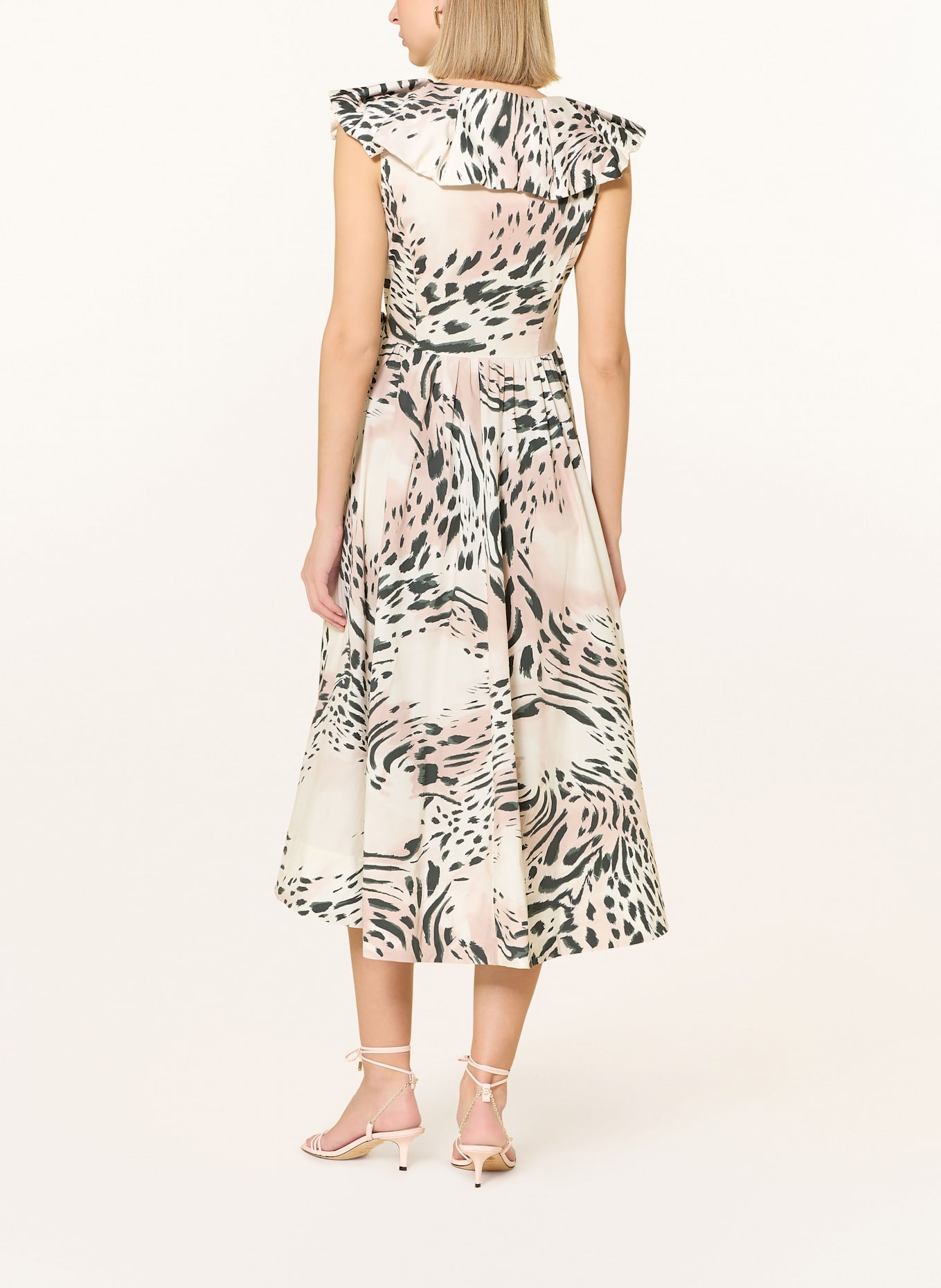 Phase Eight TRIX wrap Look dress with frills: Jeans slim Homme Orange Taille