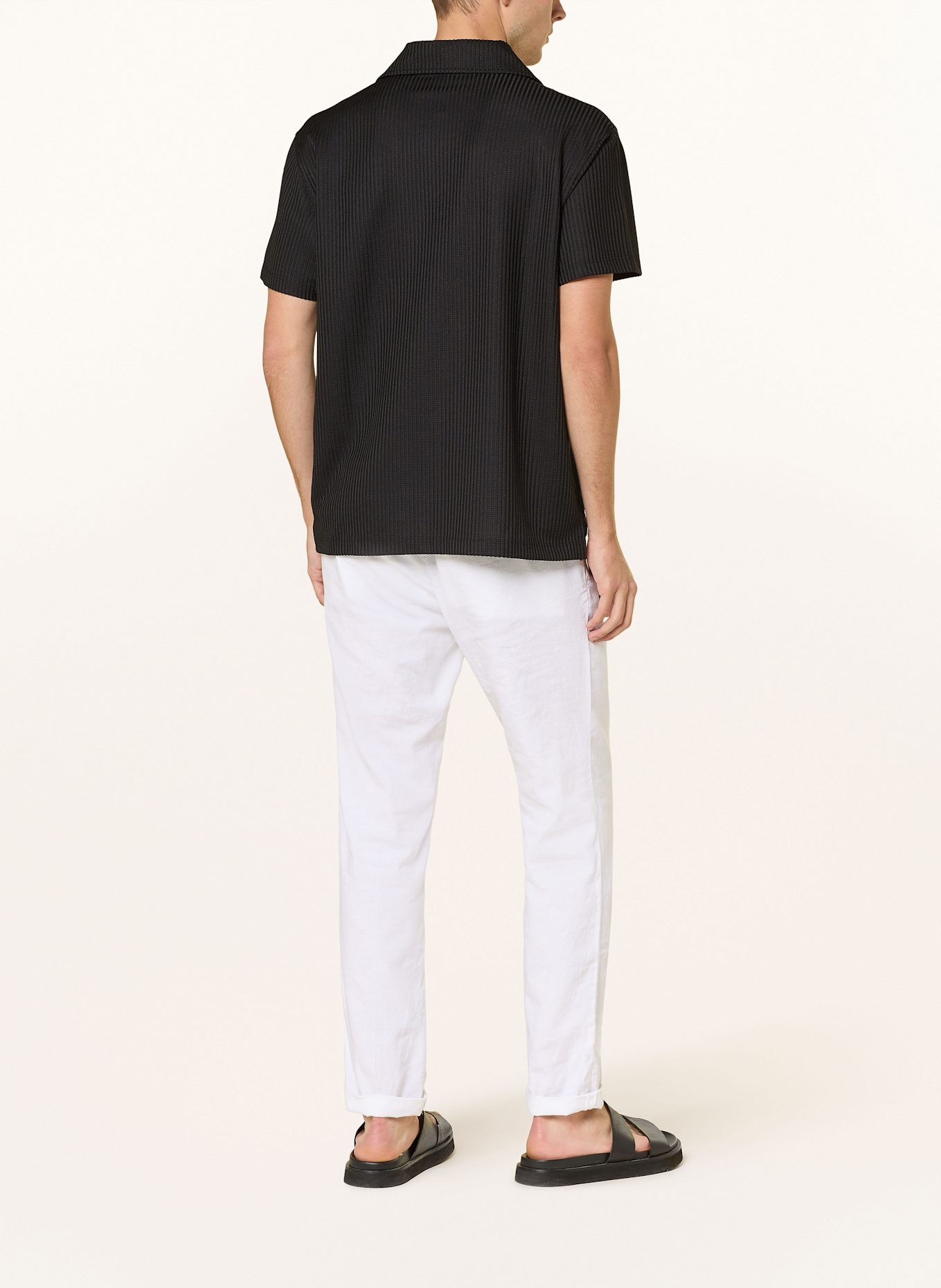 REISS Resorthemd WARWICK Classic Fit: SCHWARZ