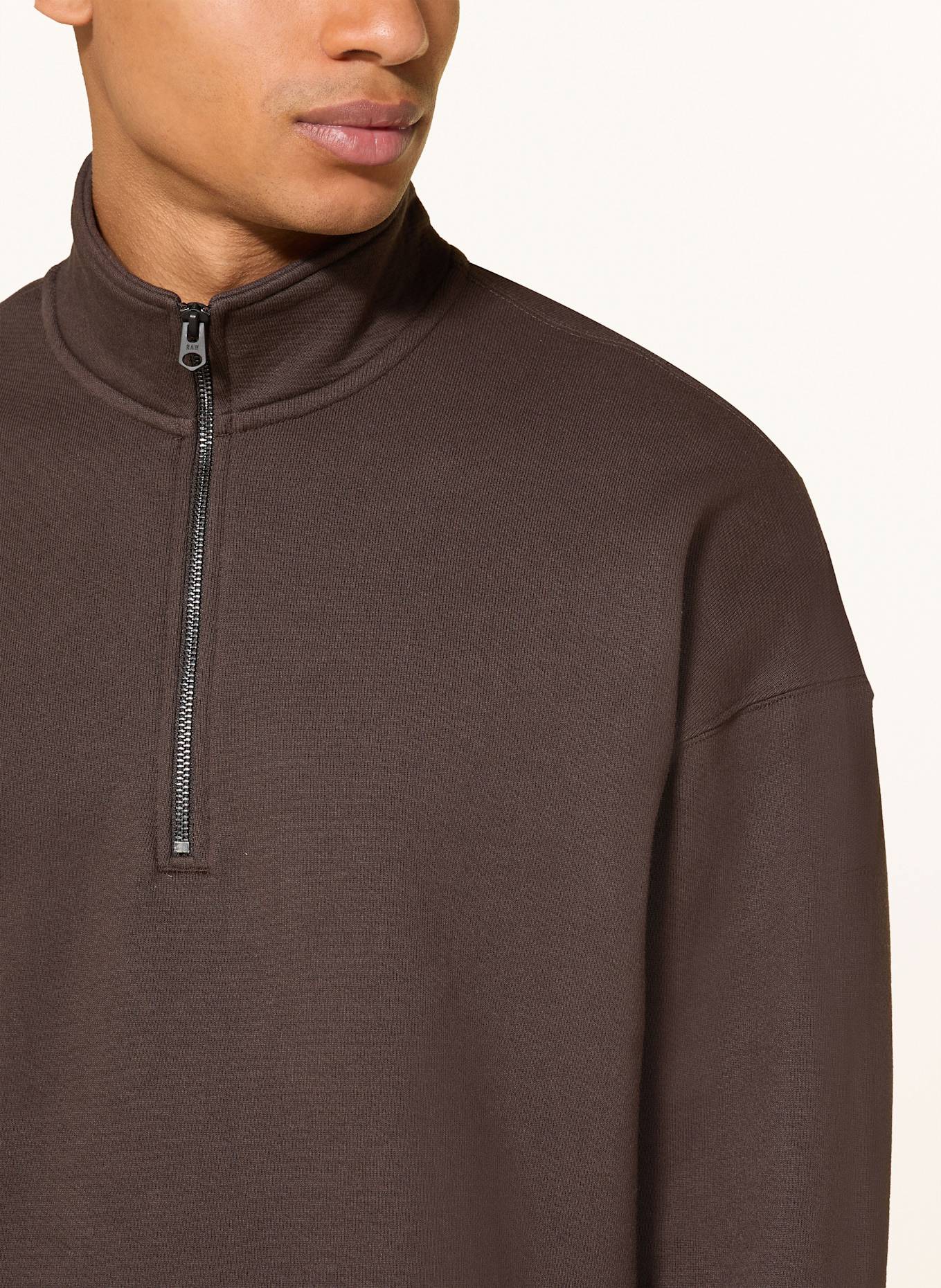 G-Star Sweat-Troyer: DUNKELBRAUN