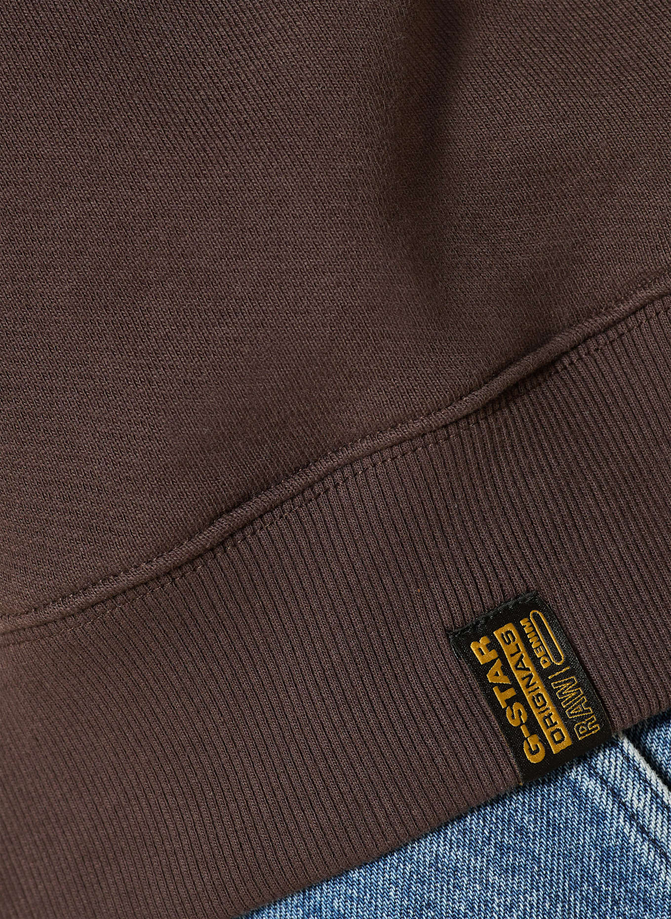 G-Star Sweat-Troyer: DUNKELBRAUN