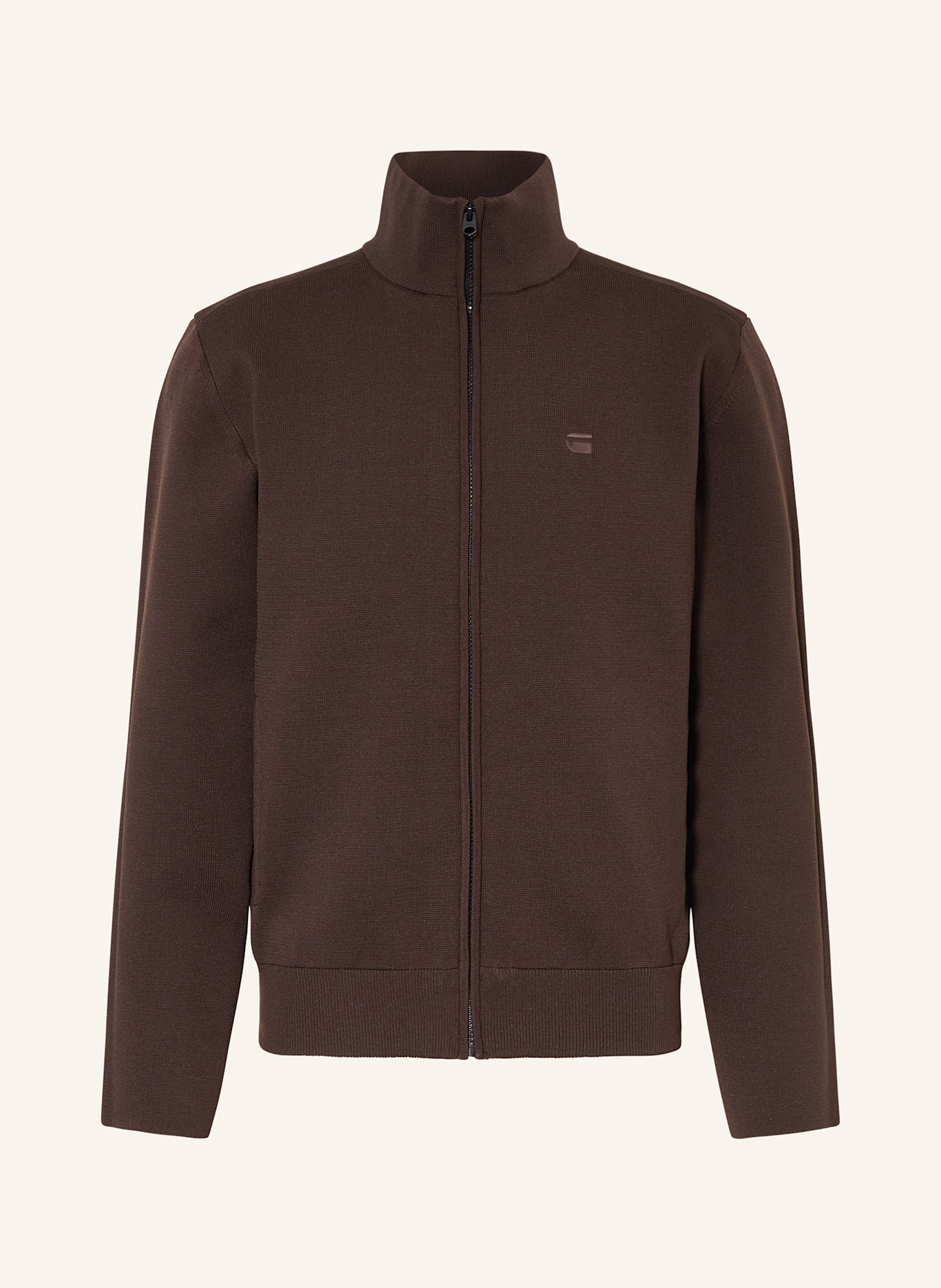 G-Star Sweat abstract-print jacket: DARK BROWN