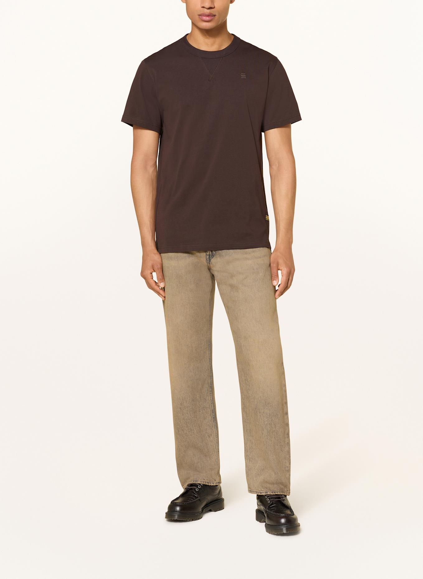 G-Star T-Shirt NIFOUS: DUNKELBRAUN