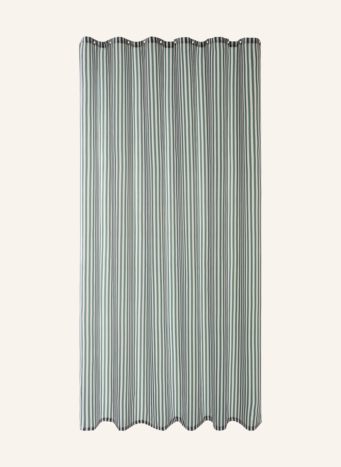 Jotex Duschvorhang EMMY: GRÜN / WEISS