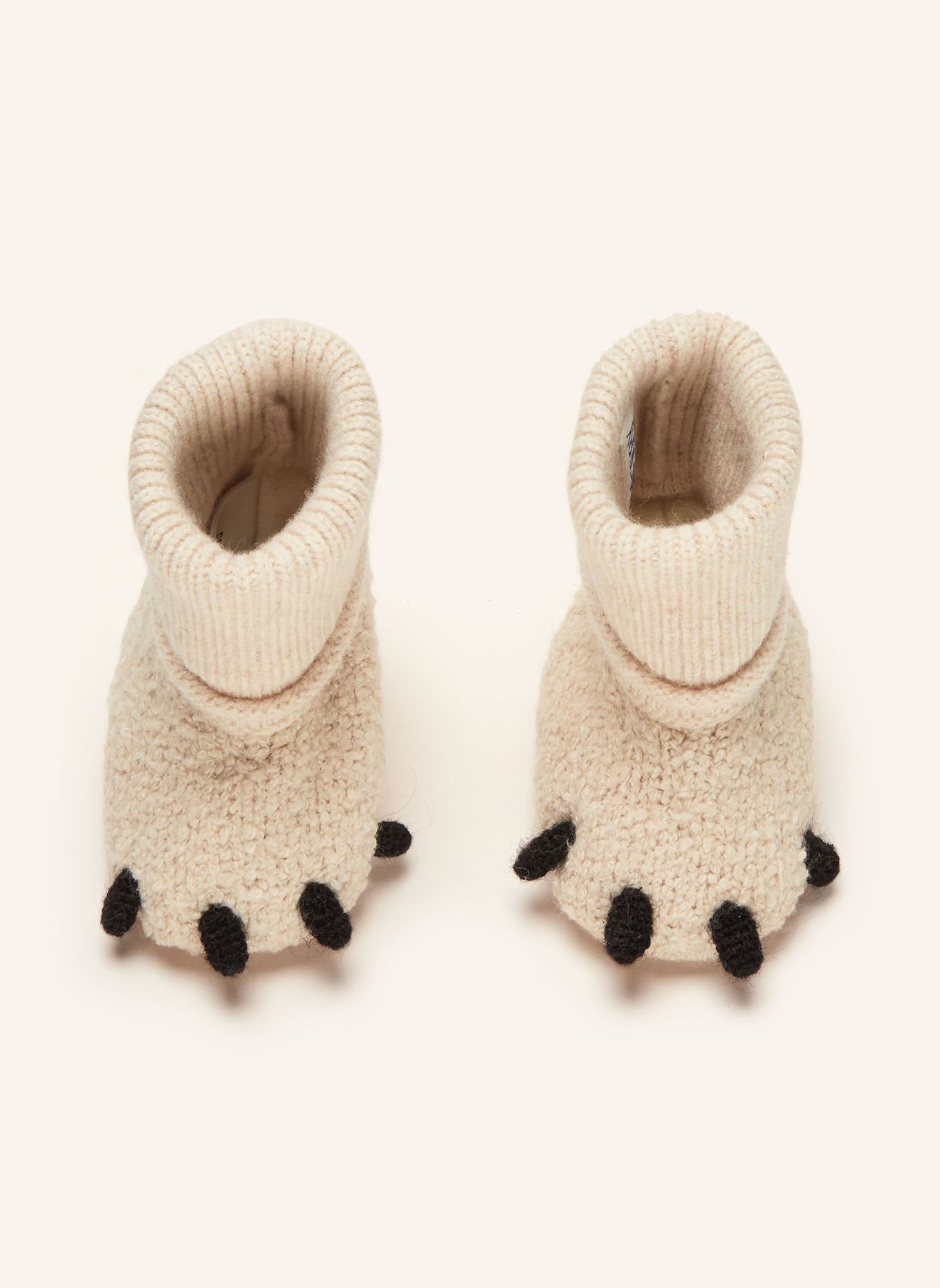 BURBERRY Set: Mütze und Krabbelschuhe: BEIGE