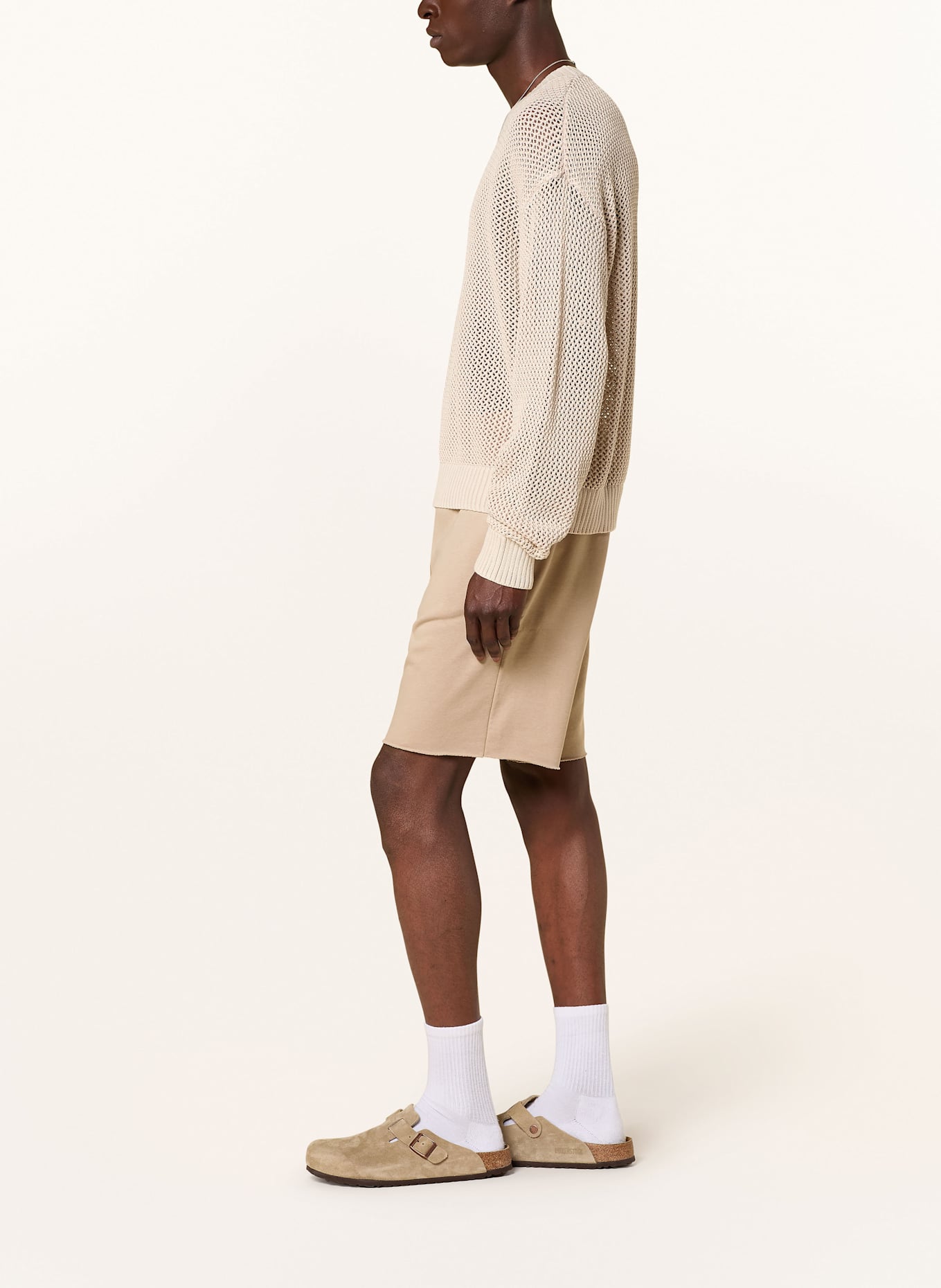 ALLSAINTS Sweat shorts HELIX: LIGHT BROWN