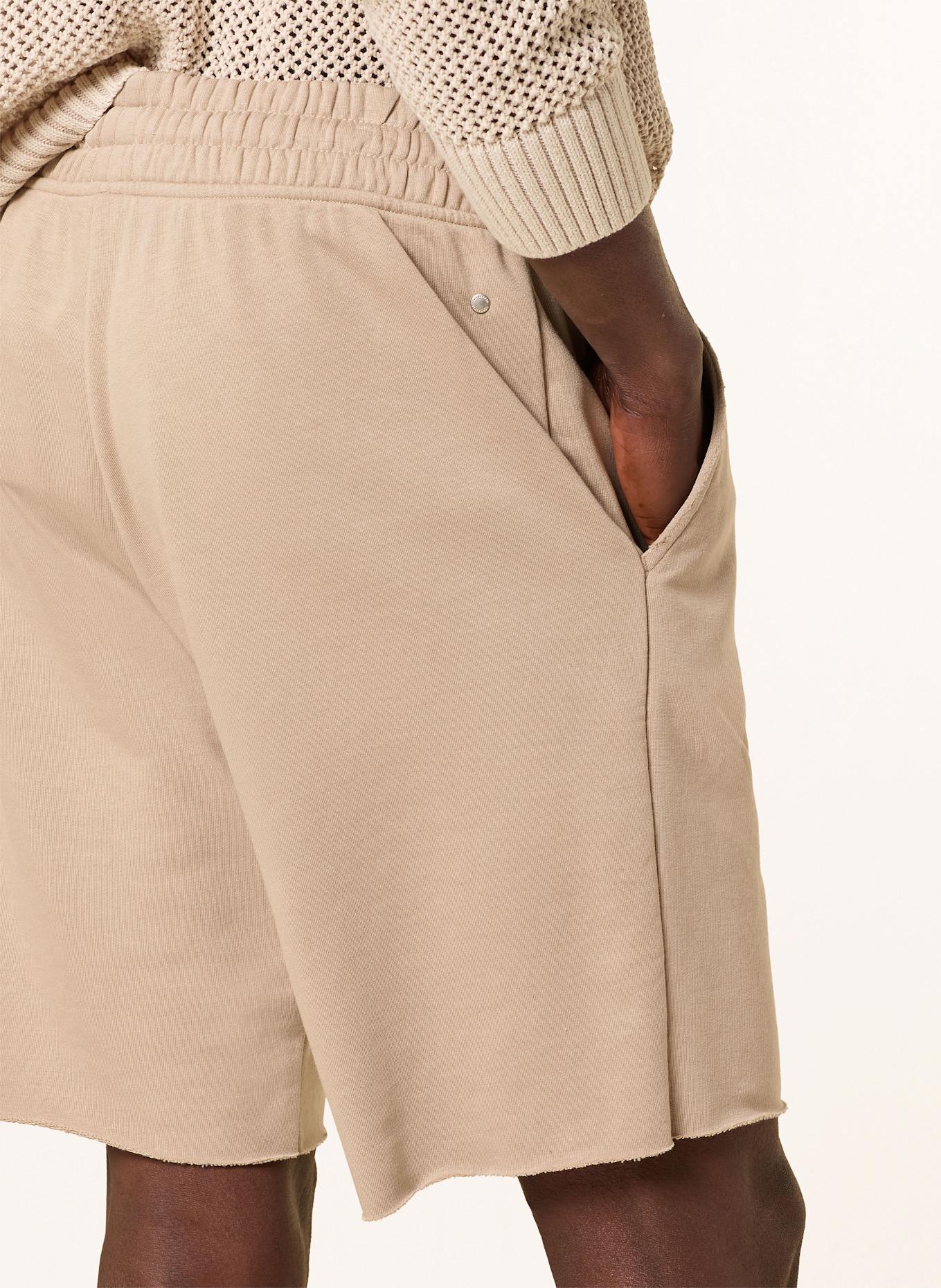 ALLSAINTS Sweat shorts HELIX: LIGHT BROWN