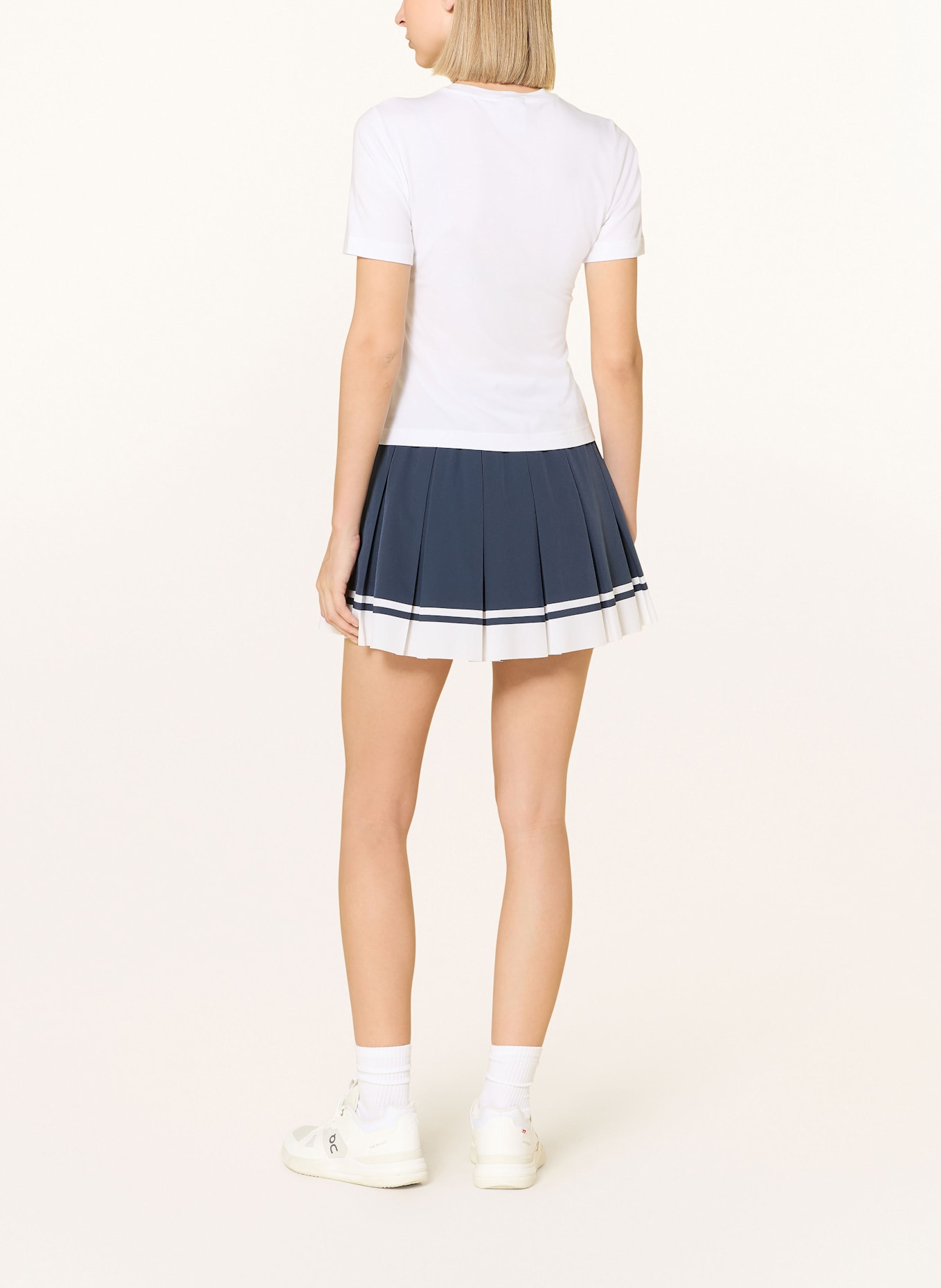 VARLEY Tennisrock MARIAM: BLAUGRAU / WEISS